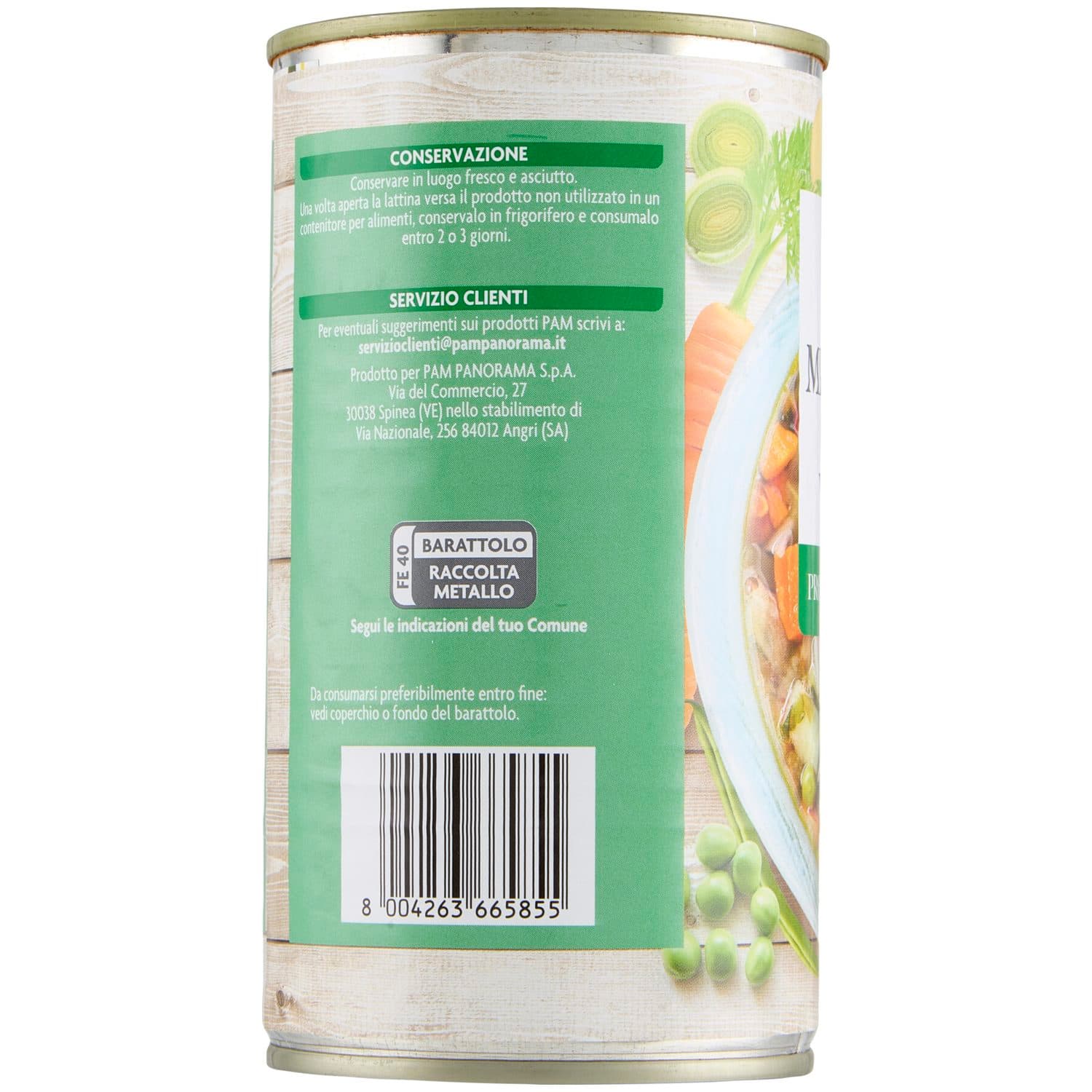 PAM PANORAMA Minestrone di Verdure 500 g – immagine 3