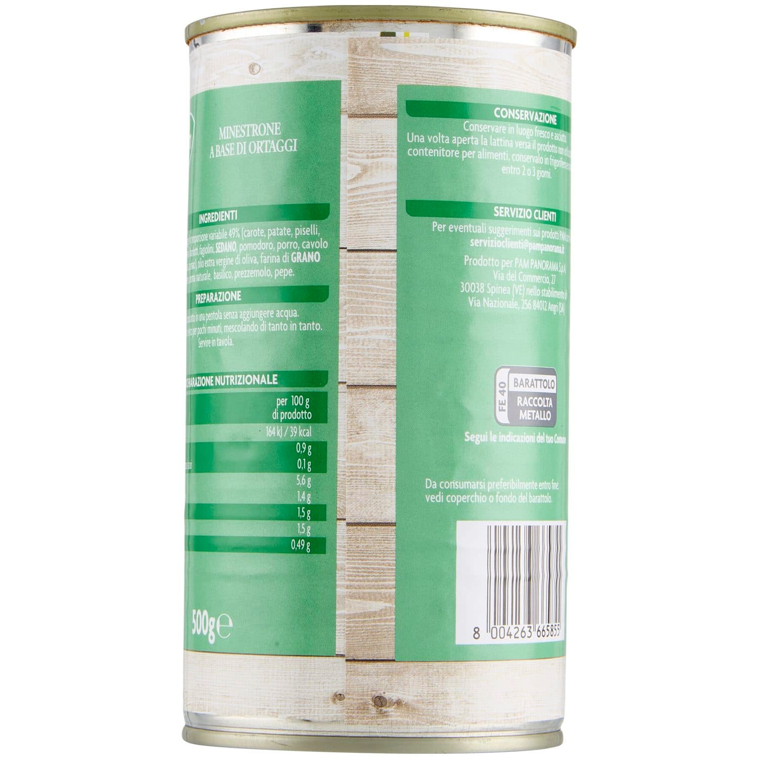 PAM PANORAMA Minestrone di Verdure 500 g – immagine 4