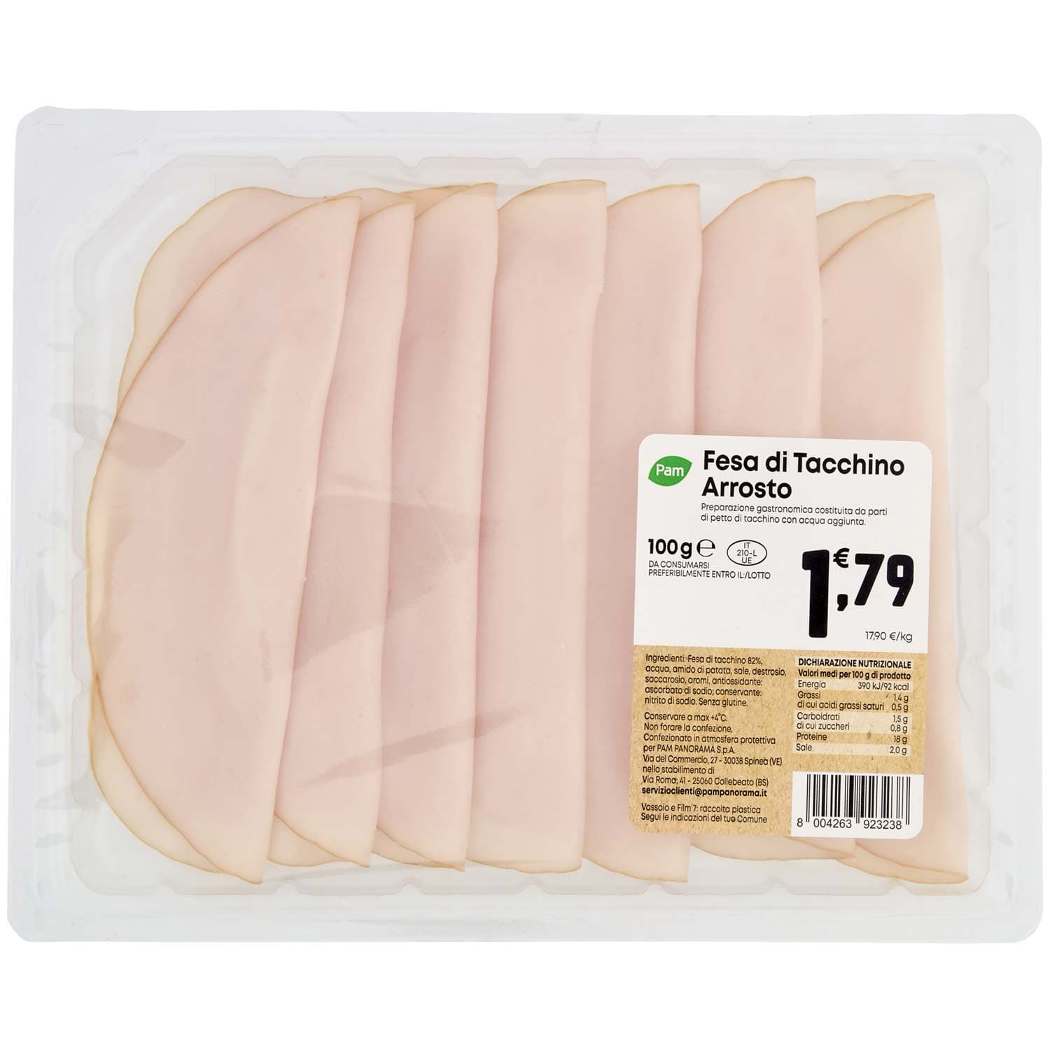 PAM Fesa di Tacchino Arrosto 100 g – immagine 2