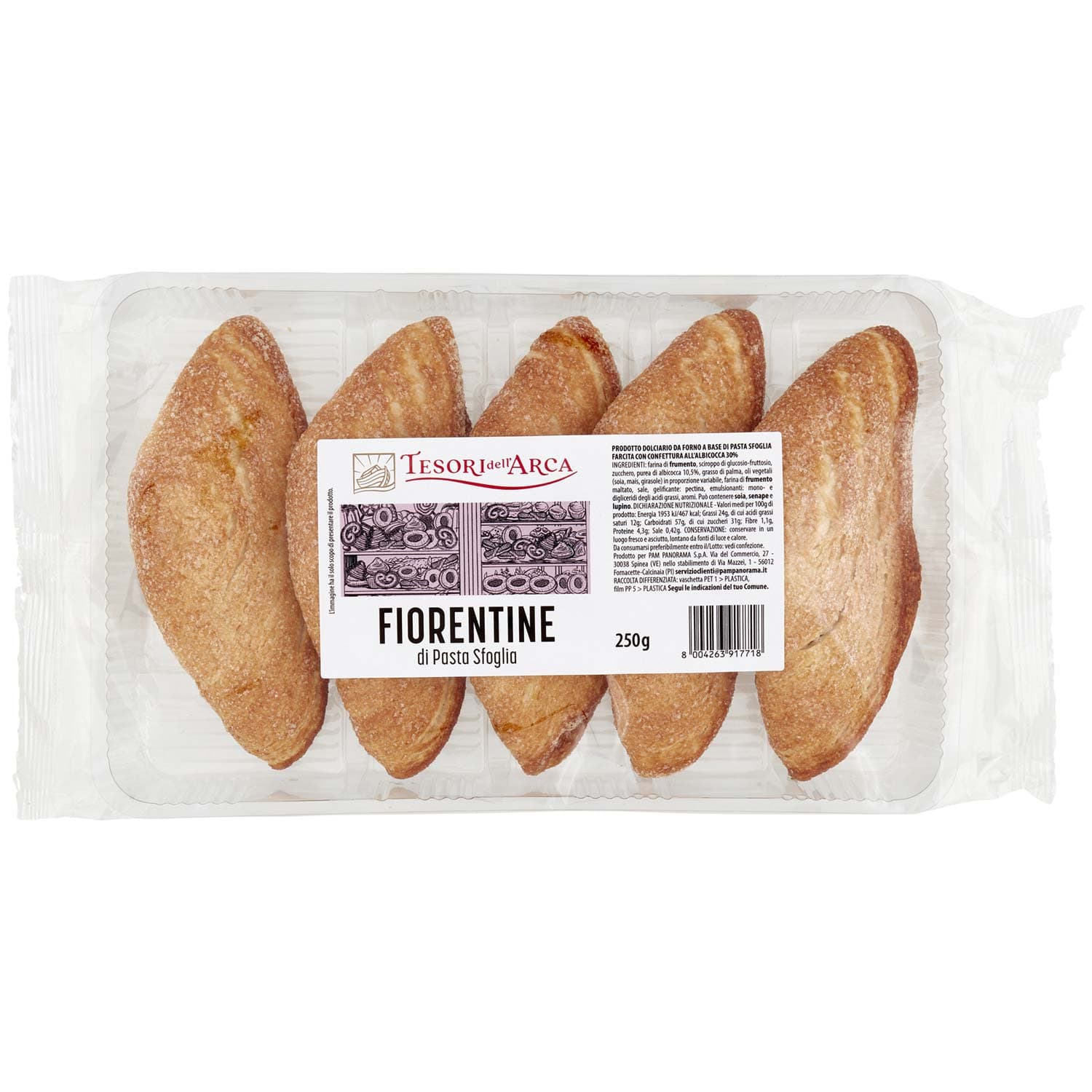 TESORI DELL'ARCA Fiorentine di Pasta Sfoglia 250 g – immagine 2