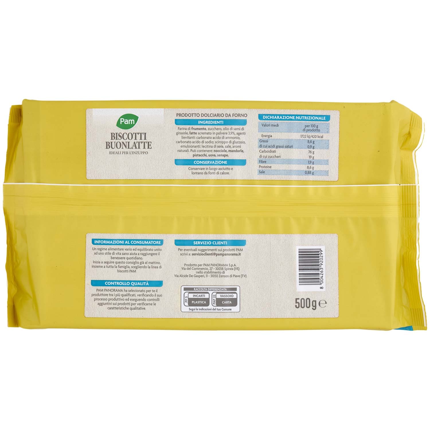 PAM Biscotti Buonlatte 500 g – immagine 4