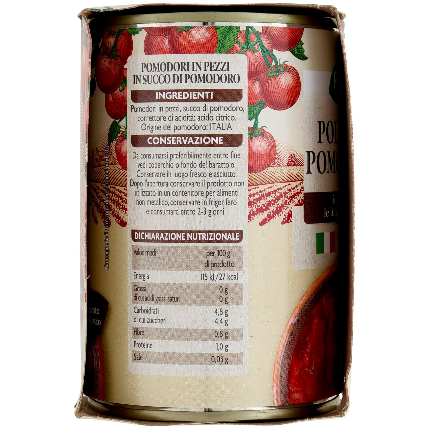 PAM PANORAMA Polpa di Pomodoro 1200g (400g x 3) – immagine 3