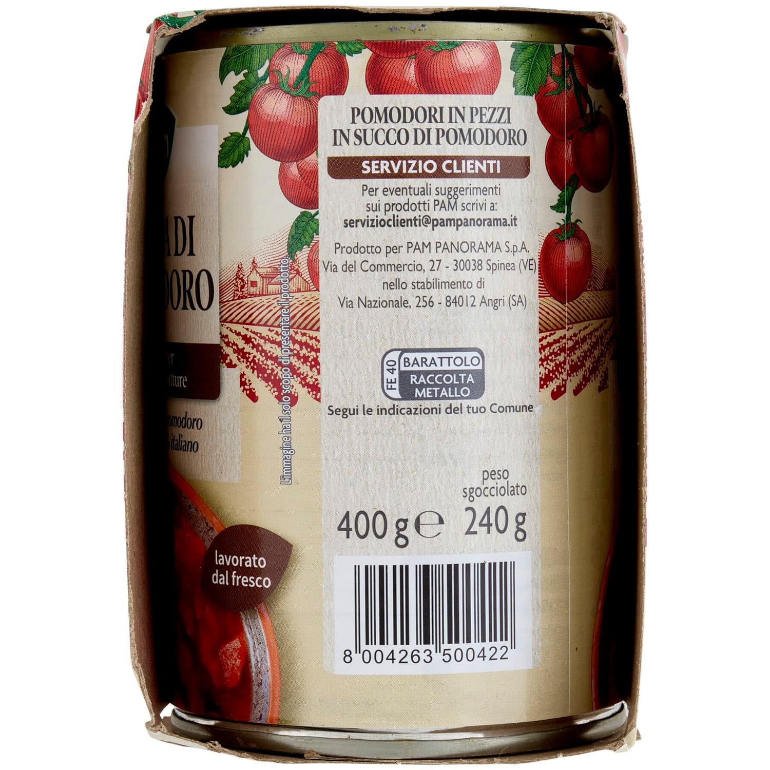 PAM PANORAMA Polpa di Pomodoro 1200g (400g x 3) – immagine 5