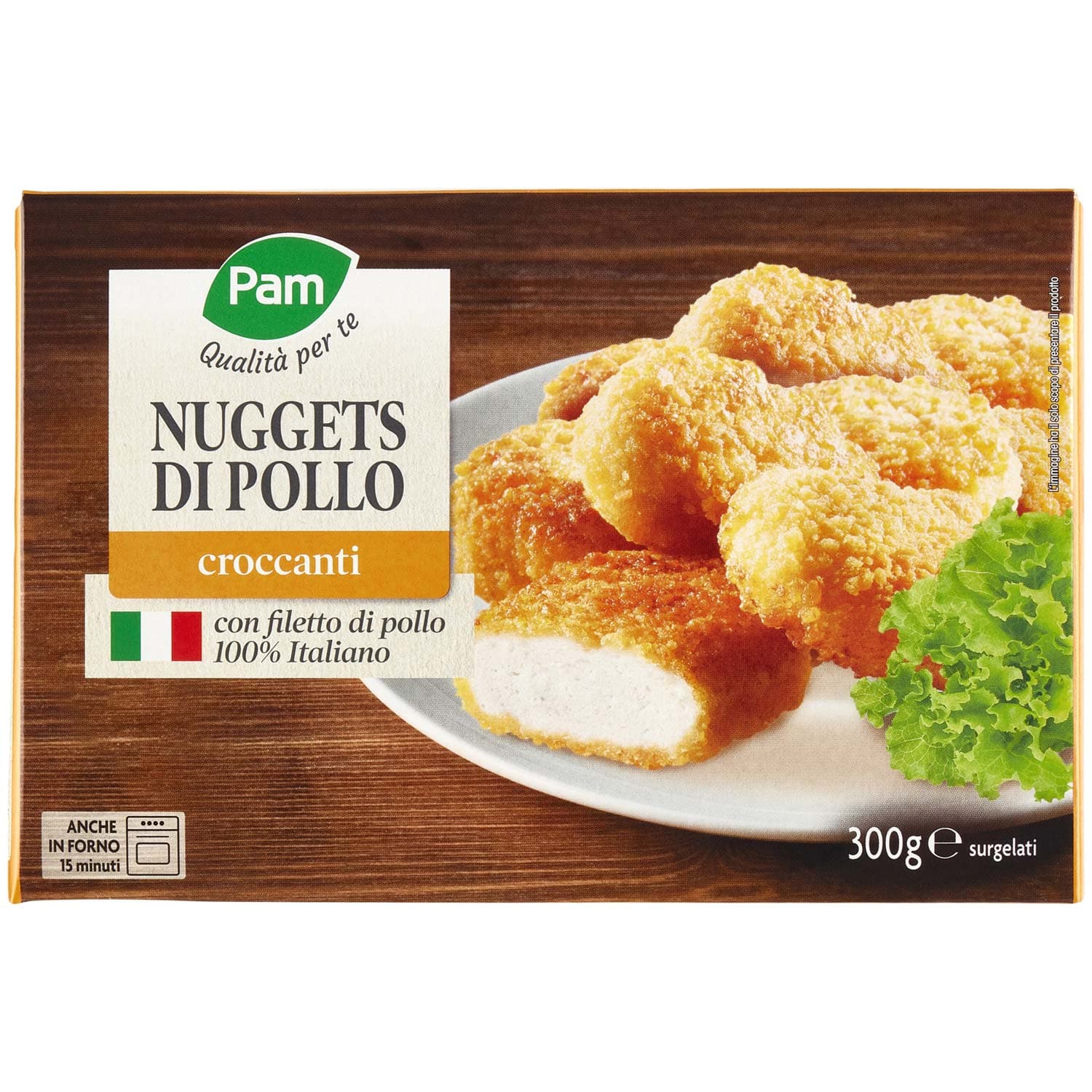 PAM Qualità per te Nuggets di Pollo croccanti surgelati 300 g – immagine 2
