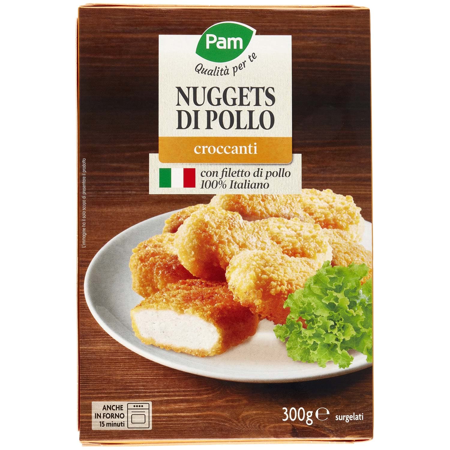 PAM Qualità per te Nuggets di Pollo croccanti surgelati 300 g – immagine 4