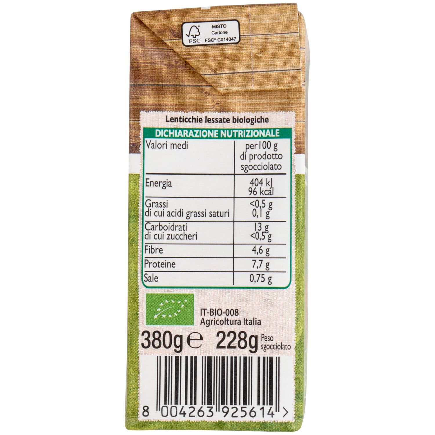 BIO Lenticchie Biologiche 380 g – immagine 5