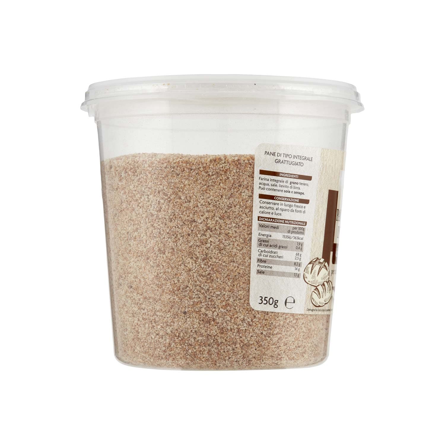 PAM Qualità per te Pan Grattato Integrale 350 g – immagine 3