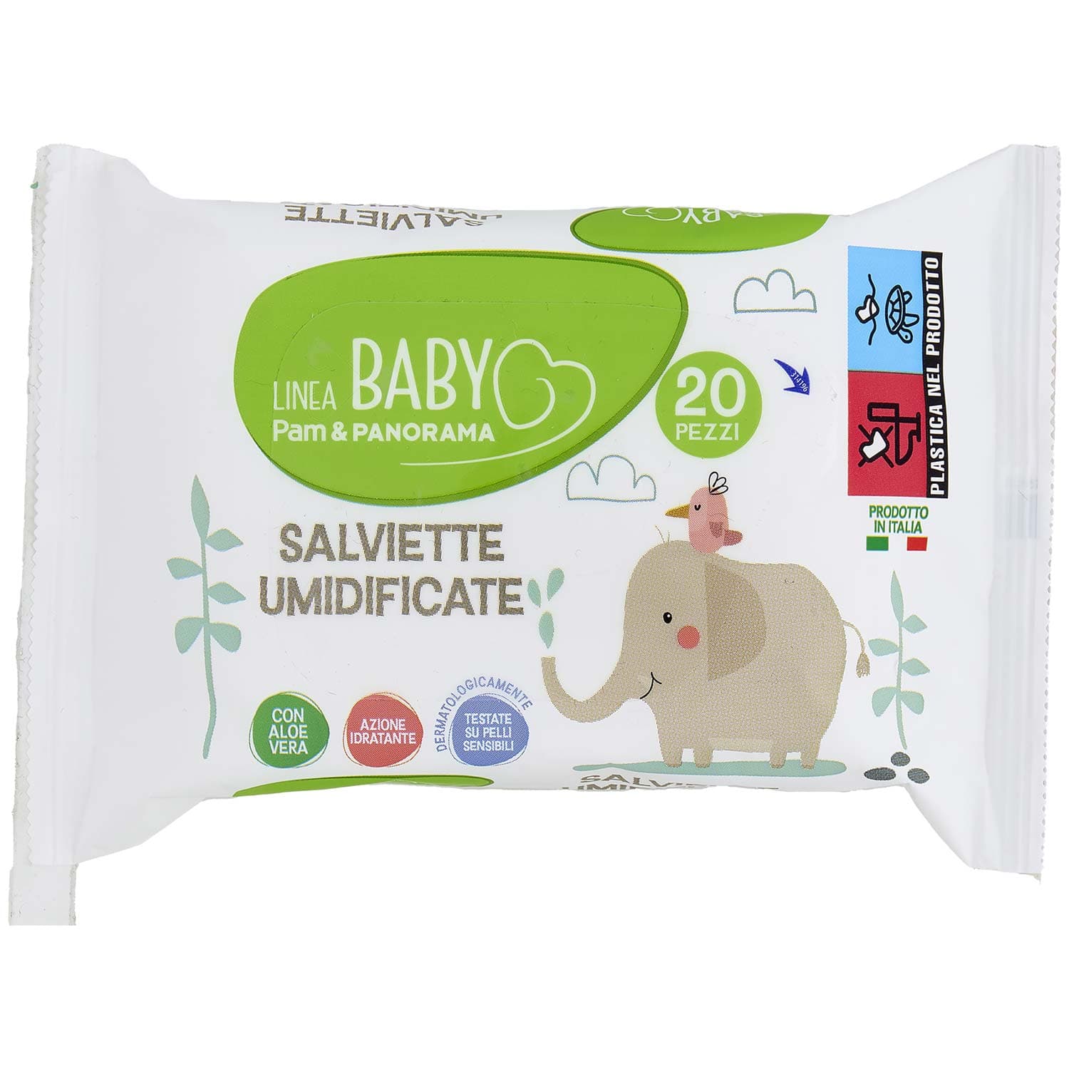PAM PANORAMA Linea Baby Salviette Umidificate 20 pz – immagine 2