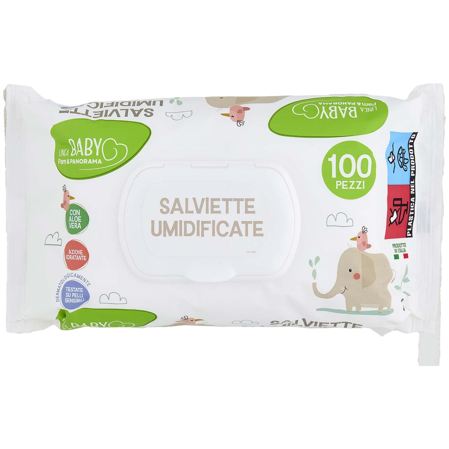 PAM PANORAMA Linea Baby Salviette Umidificate 100 pz – immagine 2