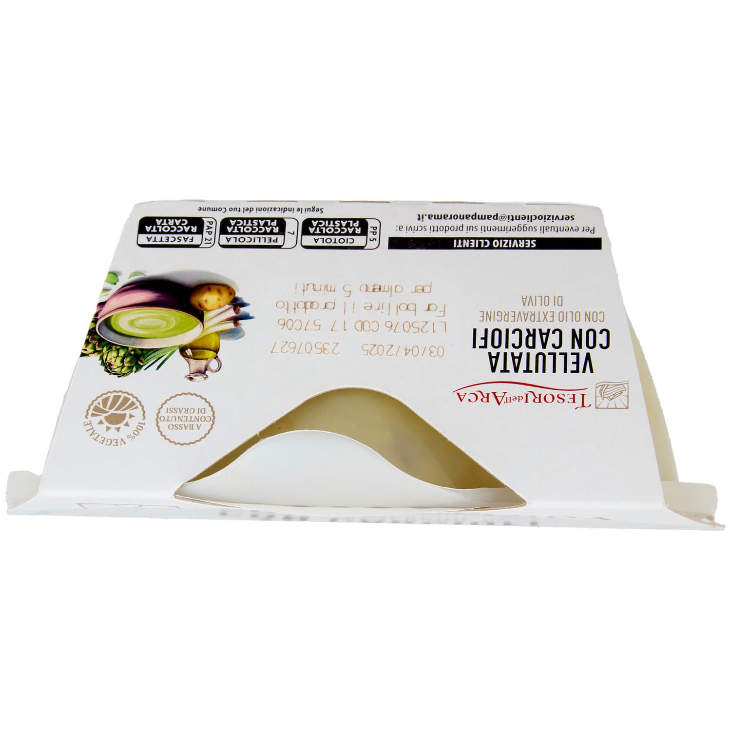 TESORI DELL'ARCA Vellutata con Carciofi con Olio Extravergine di Oliva 350 g – immagine 6