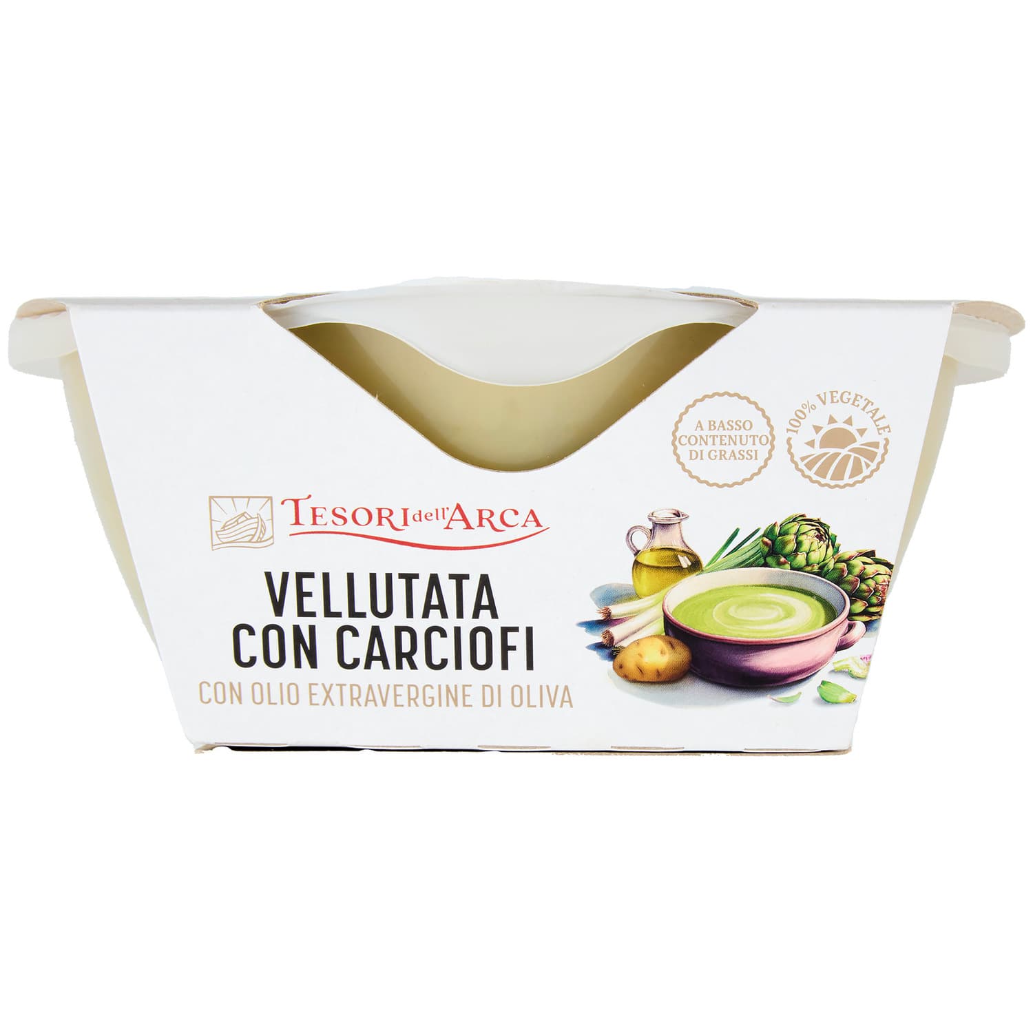 TESORI DELL'ARCA Vellutata con Carciofi con Olio Extravergine di Oliva 350 g – immagine 7