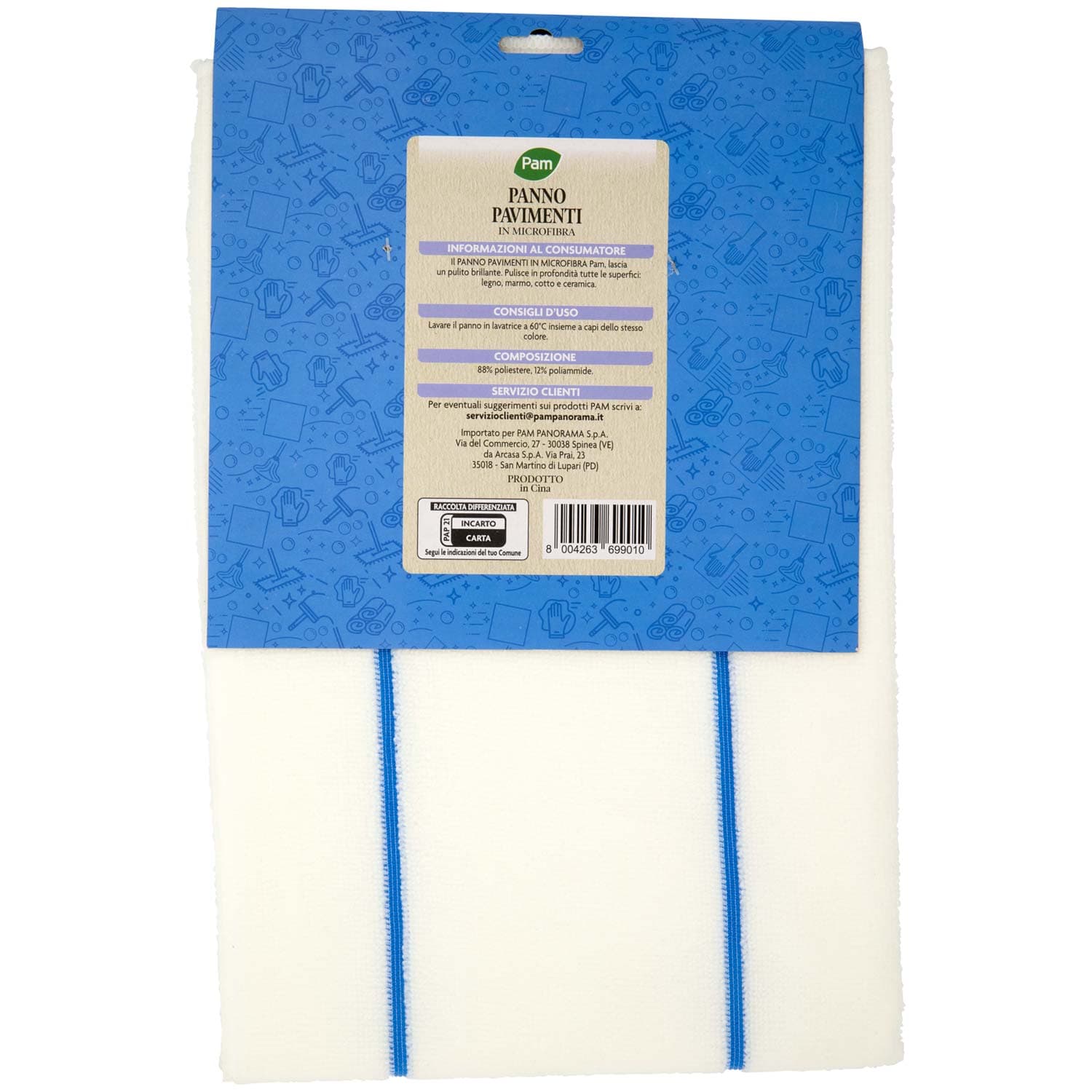 PAM Panno Pavimenti in Microfibra 45 x 65 cm 1 pz – immagine 4