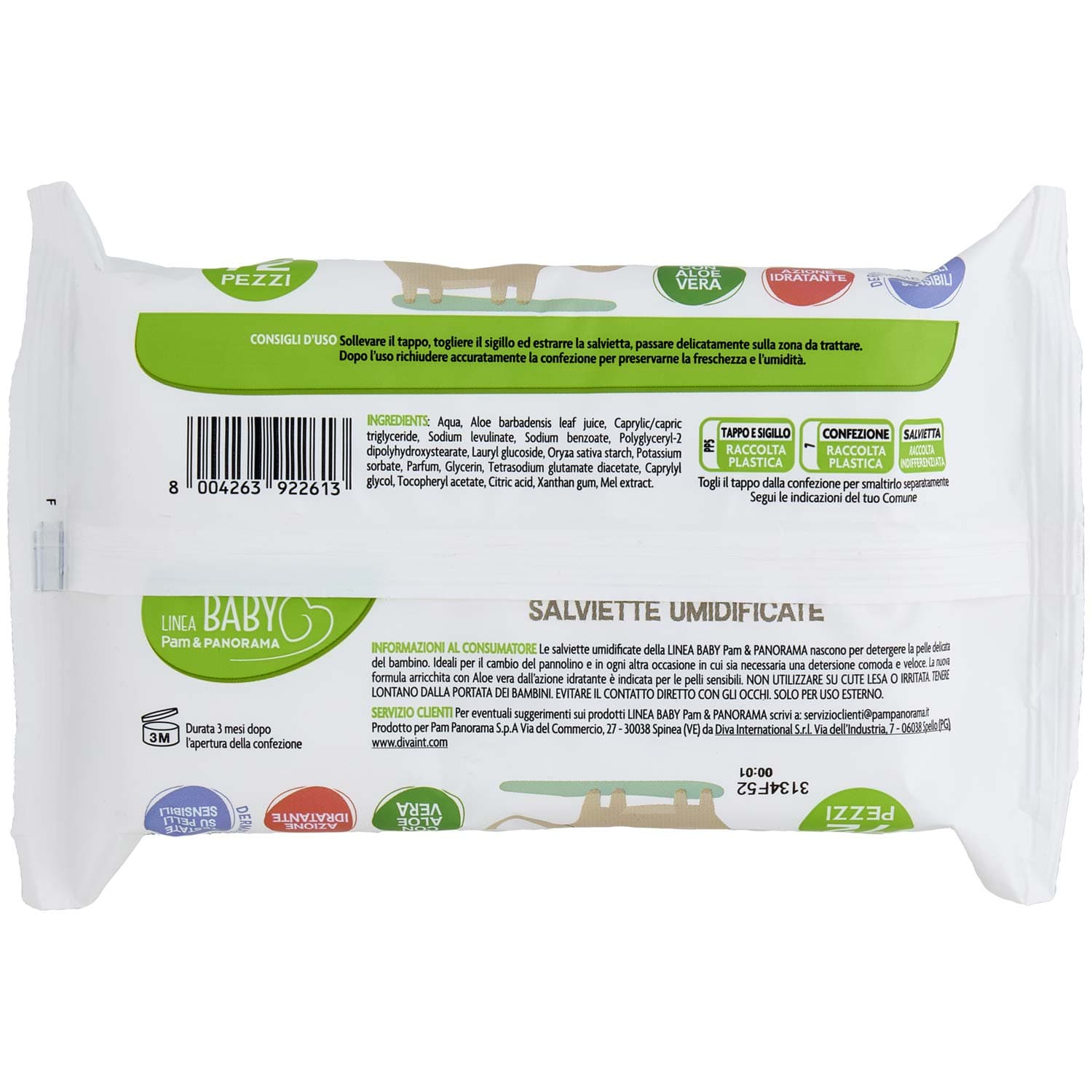 PAM PANORAMA Salviette Umidificate 72 pz – immagine 4