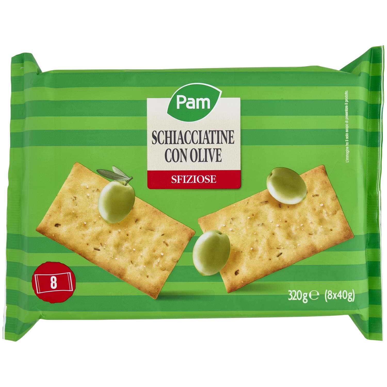 Schiacciatine con Olive 8 x 40 g – immagine 2