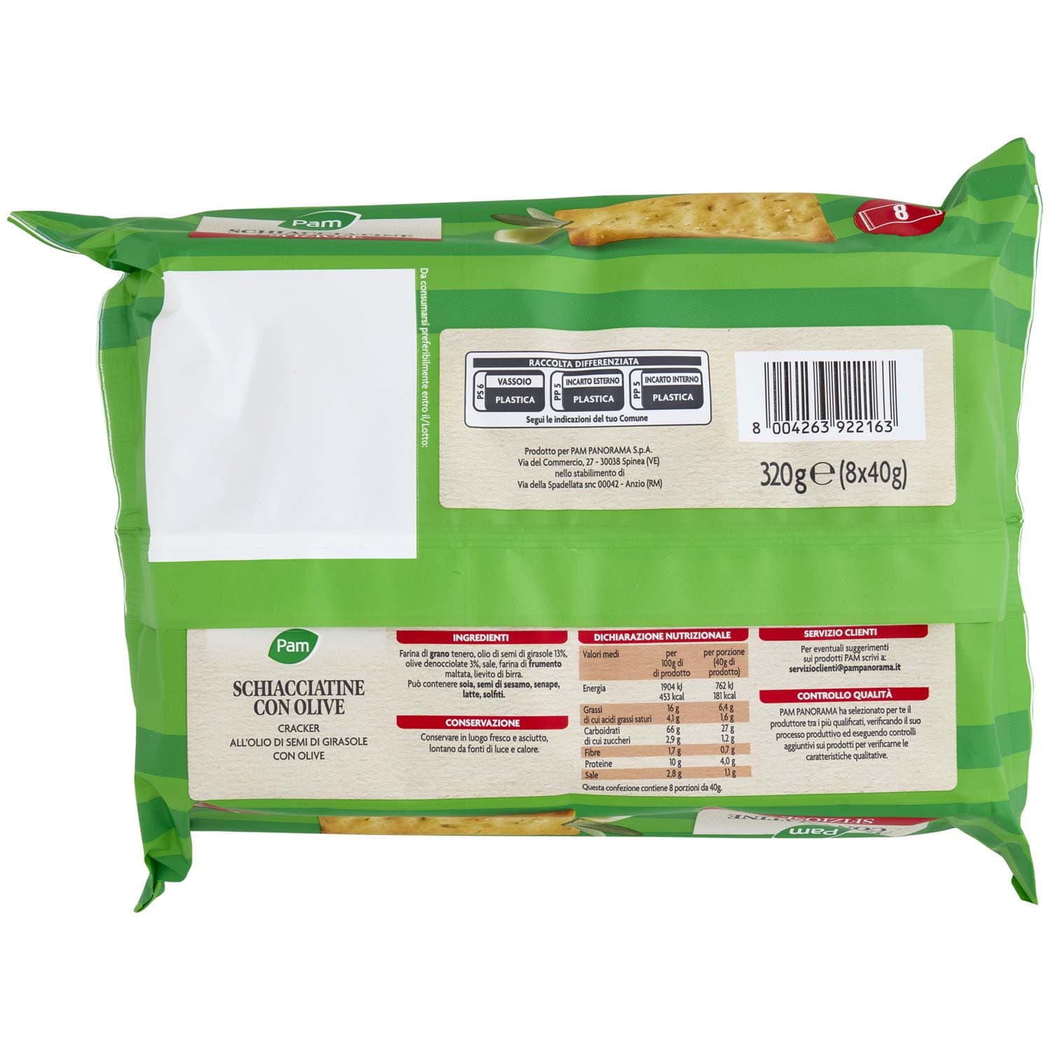 Schiacciatine con Olive 8 x 40 g – immagine 4