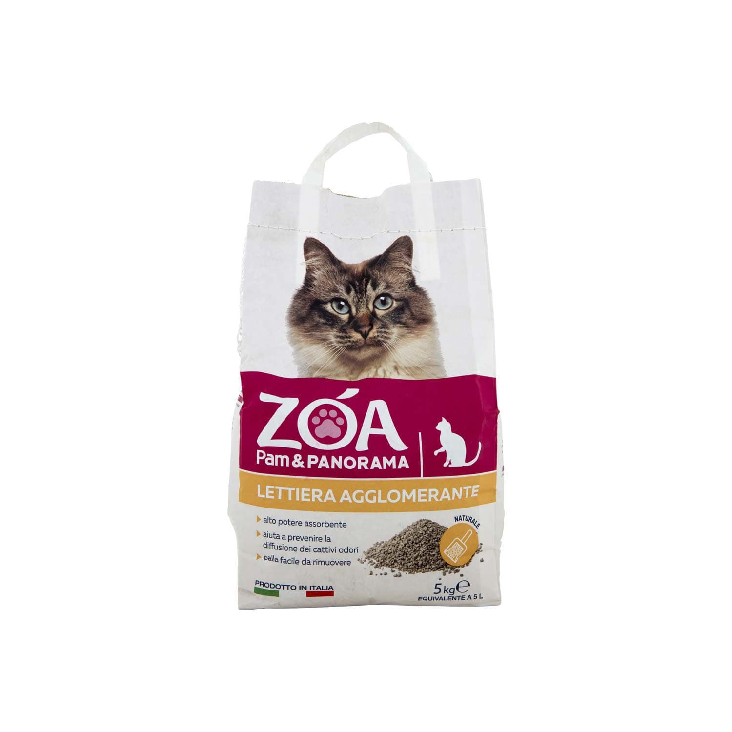 PAM PANORAMA Zóa Lettiera Agglomerante 5 kg – immagine 2