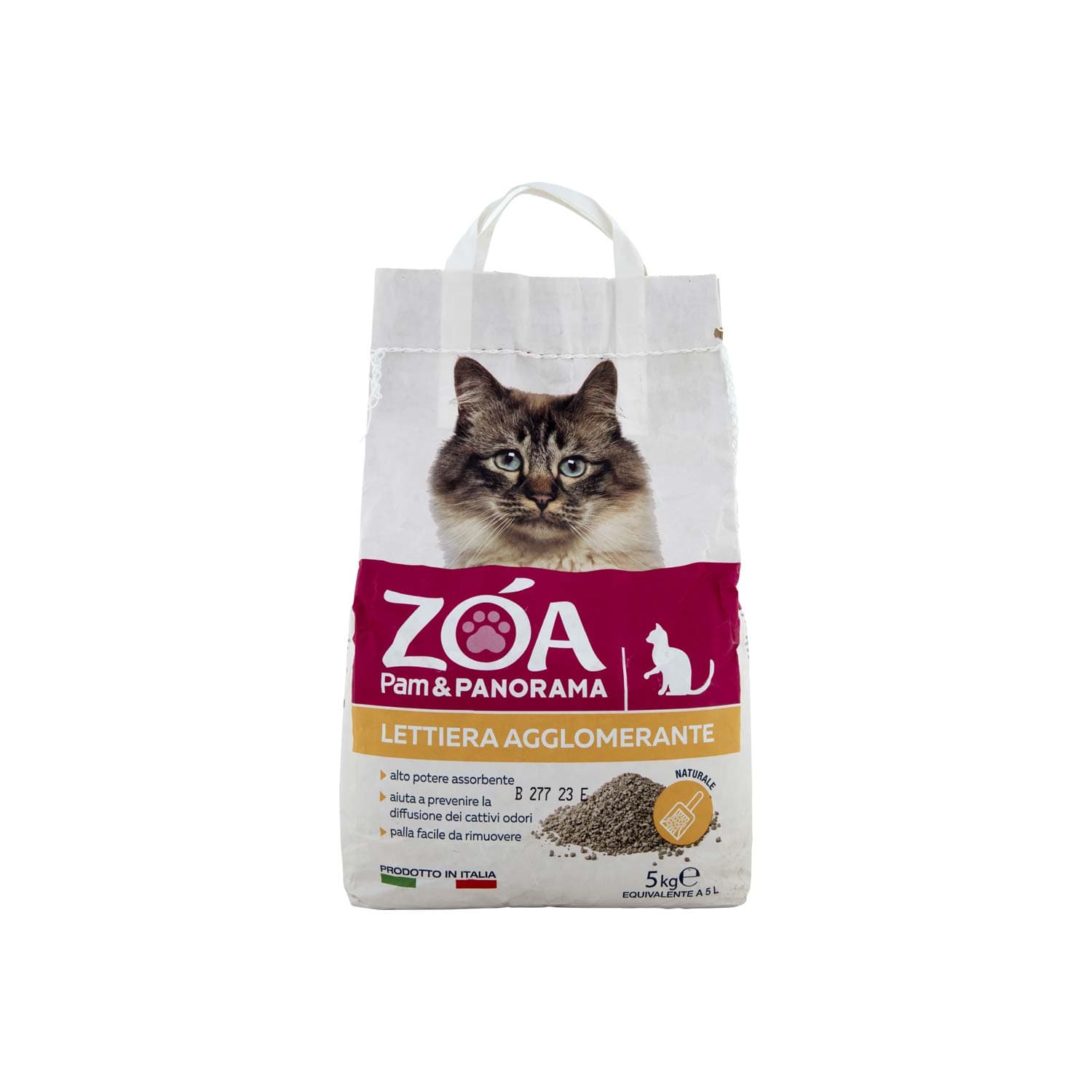 PAM PANORAMA Zóa Lettiera Agglomerante 5 kg – immagine 4