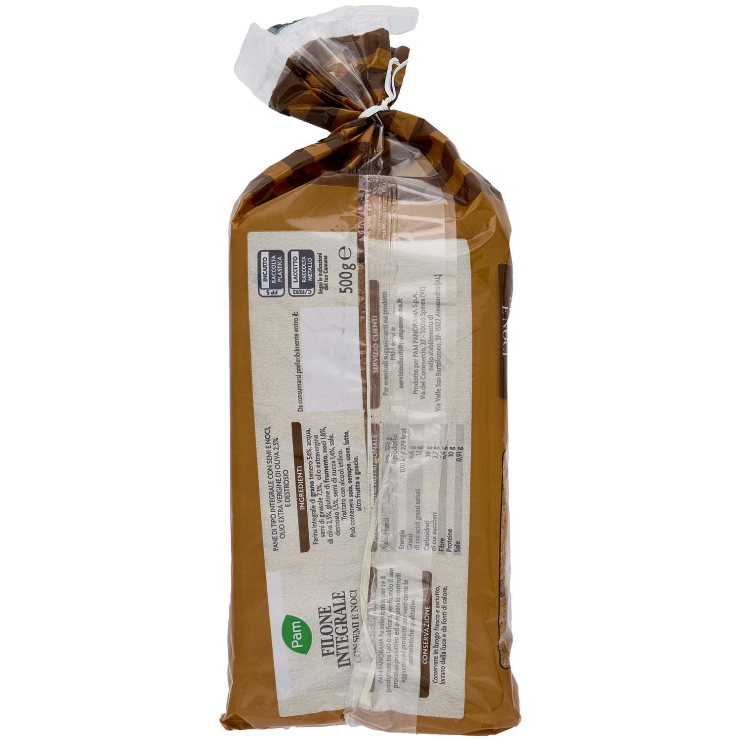 PAM Filone Integrale con Semi e Noci 500 g – immagine 4