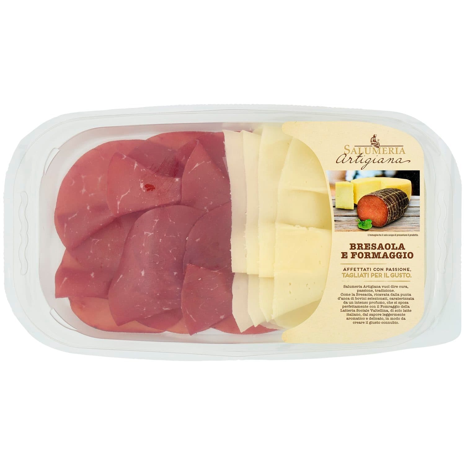 Salumeria Artigiana Bresaola e Formaggio 120 g – immagine 2