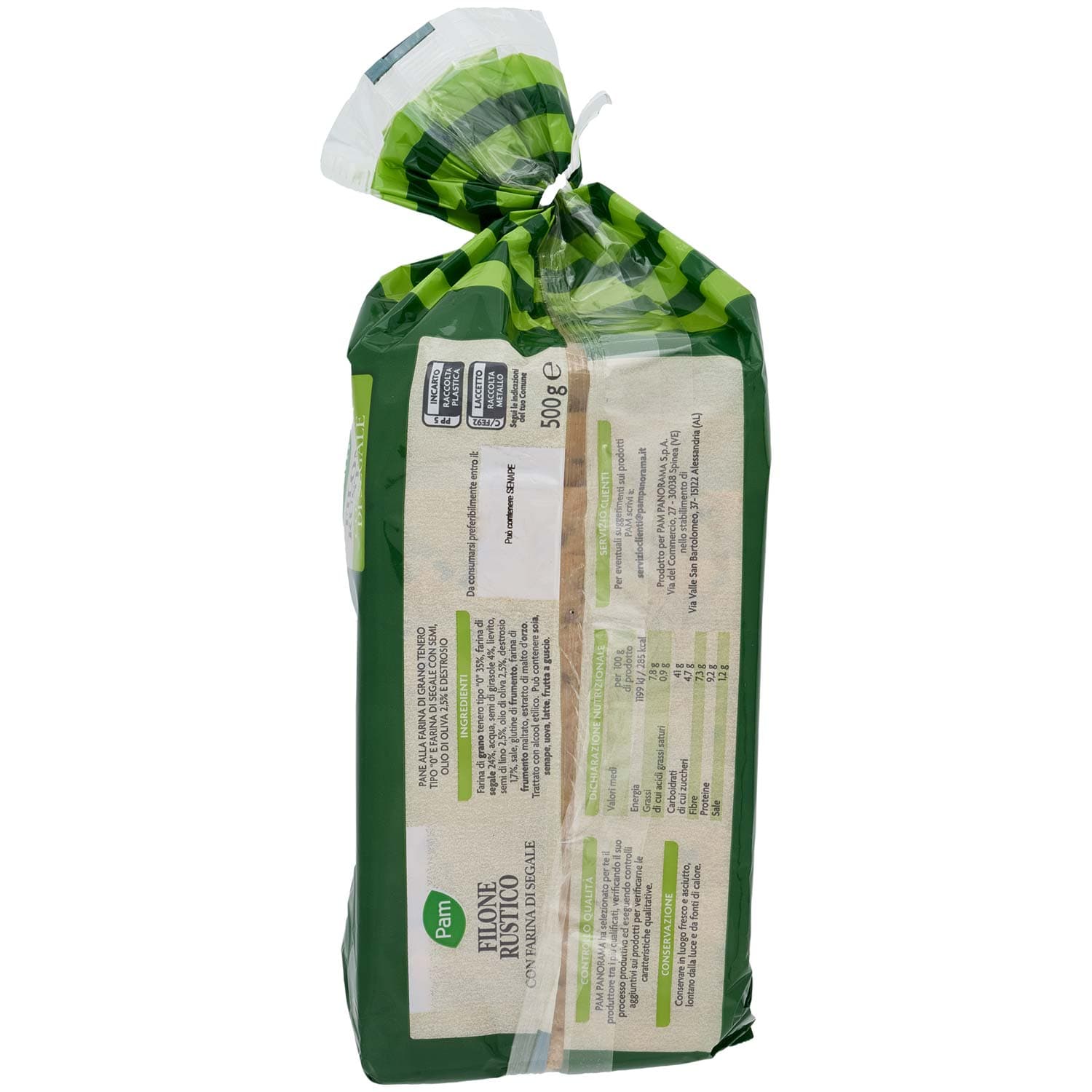 PAM Filone Rustico con Farina di Segale 500 g – immagine 4