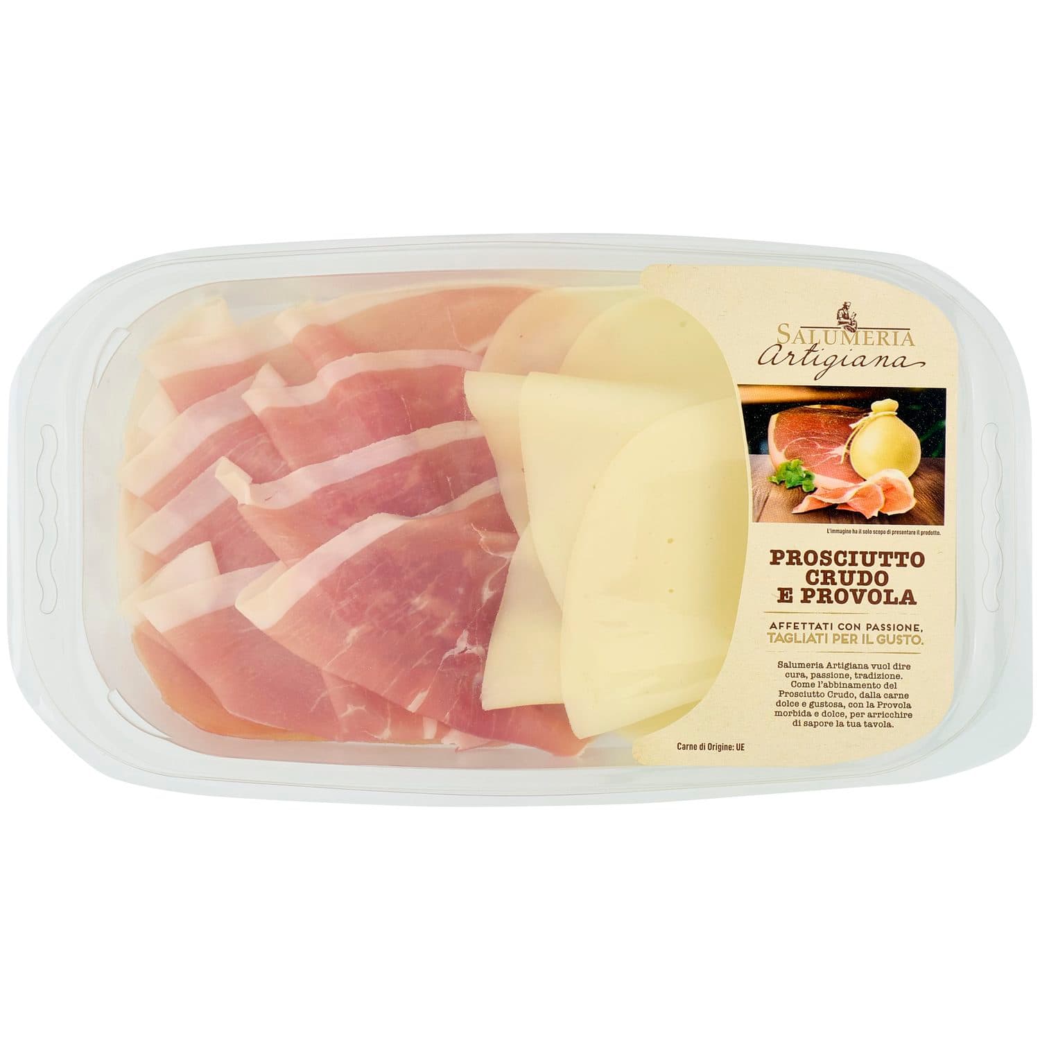 Salumeria Artigiana Prosciutto Crudo e Provola 120 g – immagine 2