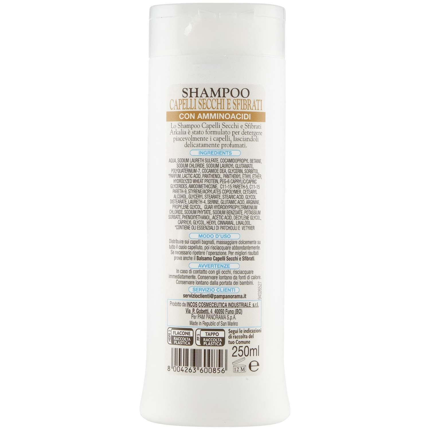 ARKALIA Shampoo Capelli Secchi e Sfibrati 250 ml – immagine 4