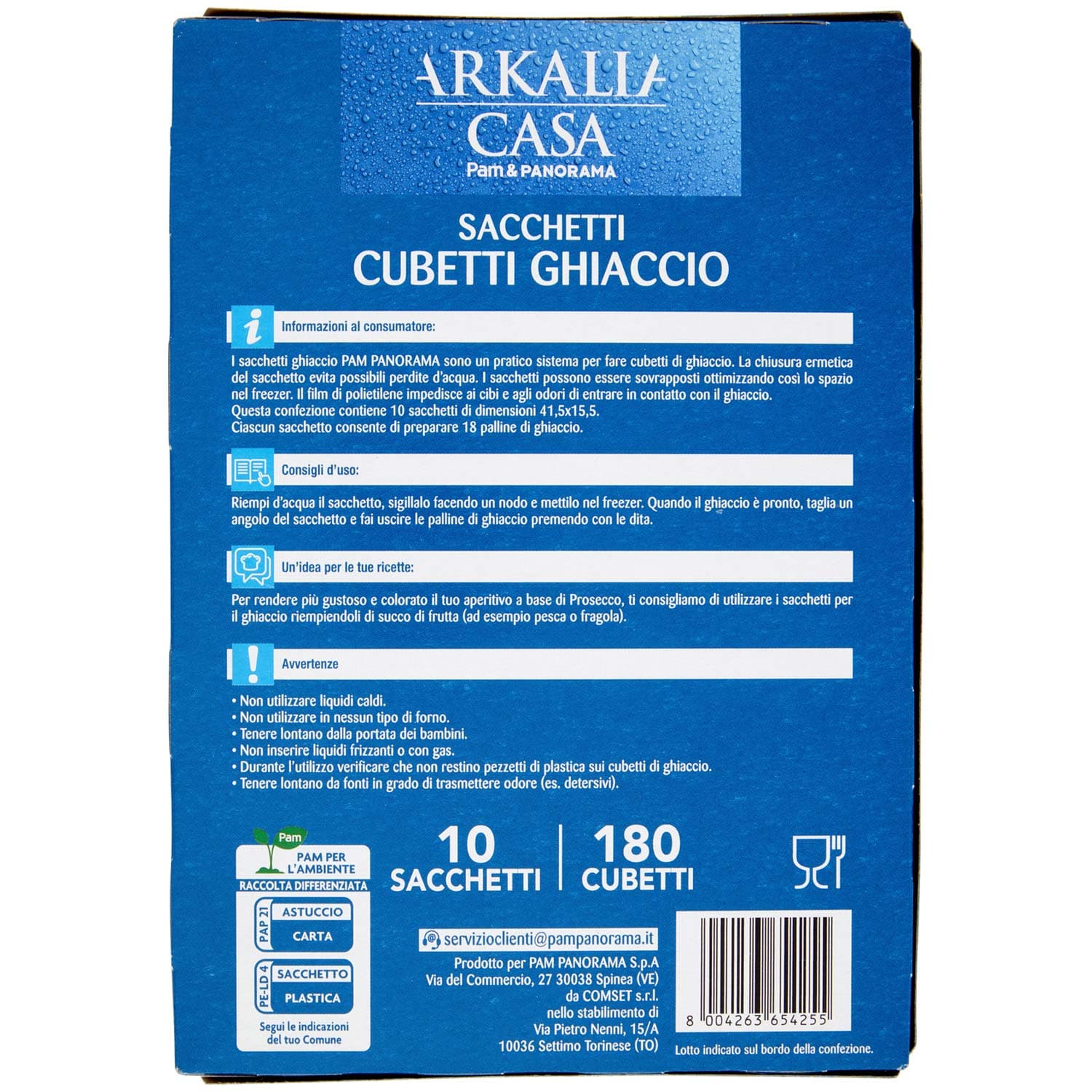 PAM PANORAMA Sacchetti Ghiaccio 10 pz – immagine 4