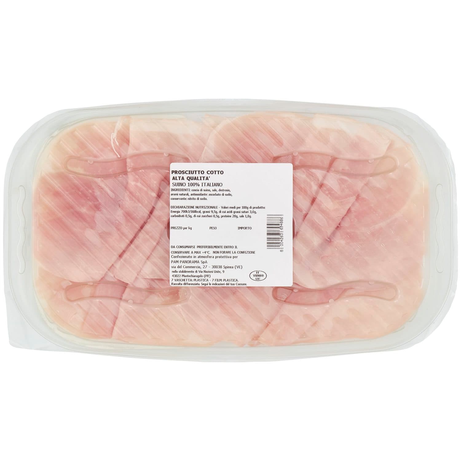 Salumeria Artigiana Prosciutto Cotto Alta Qualità 120 g – immagine 4