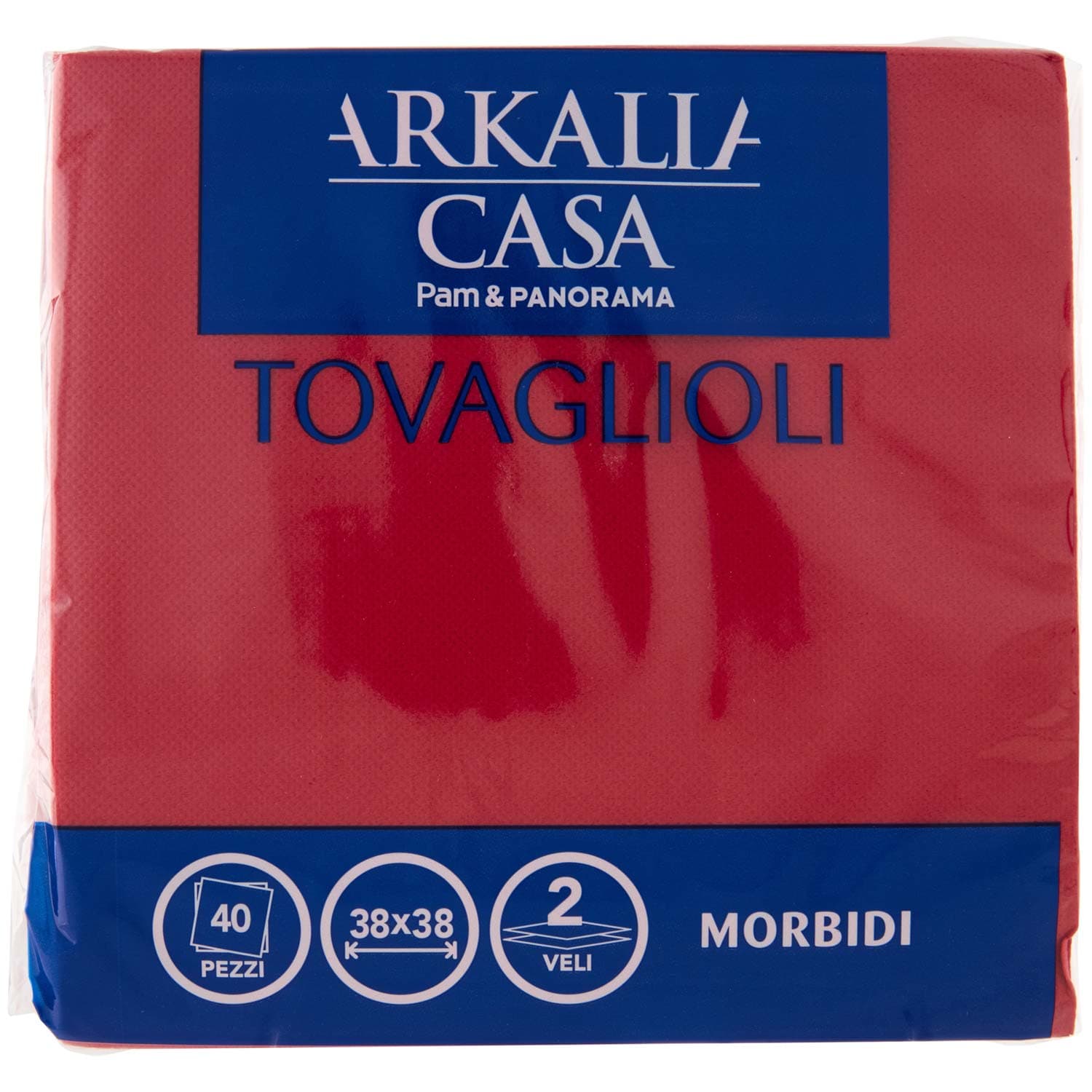 ARKALIA CASA Tovaglioli 2 Veli 38x38 40 pz – immagine 2