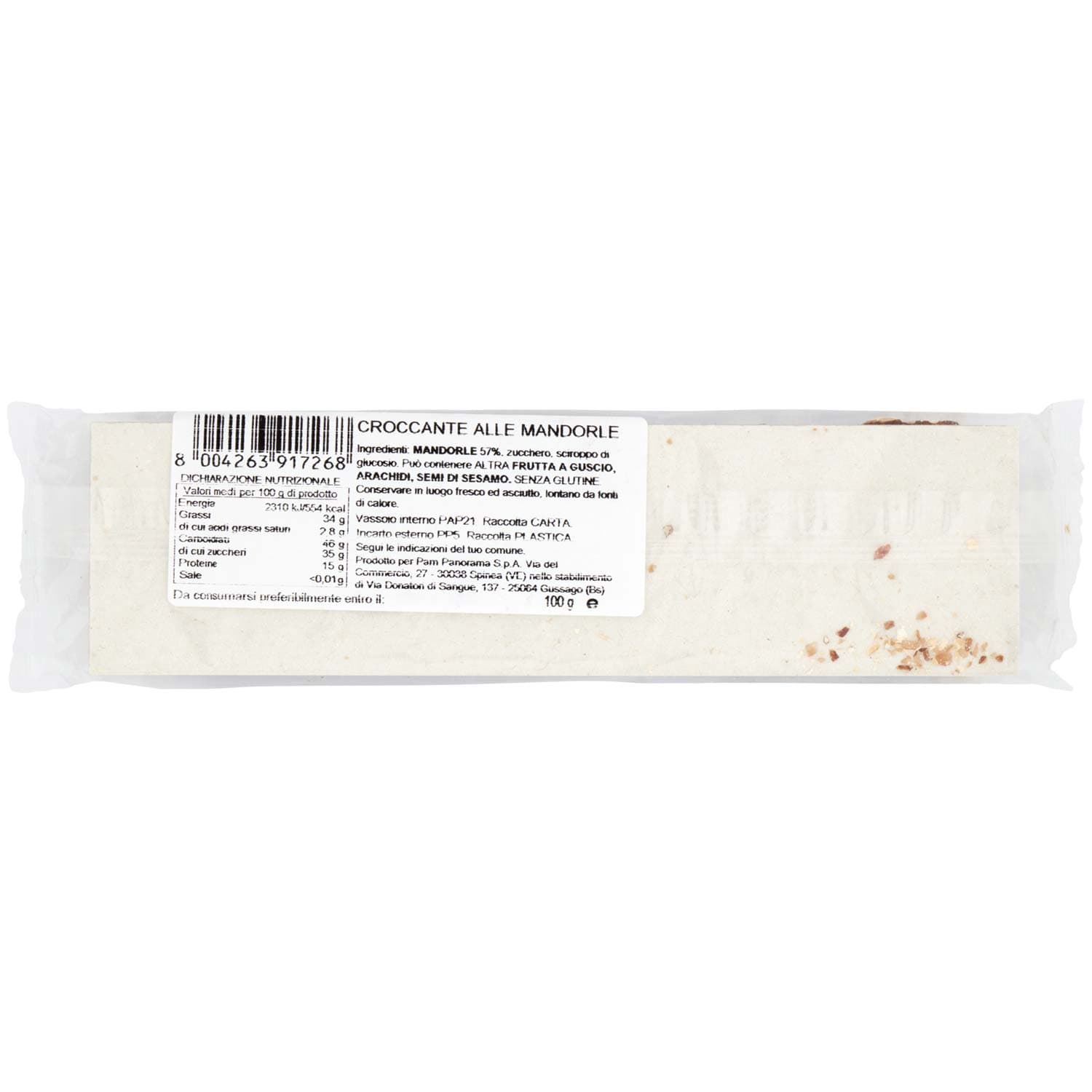 TESORI DELL'ARCA Croccante alle Mandorle 100 g – immagine 4