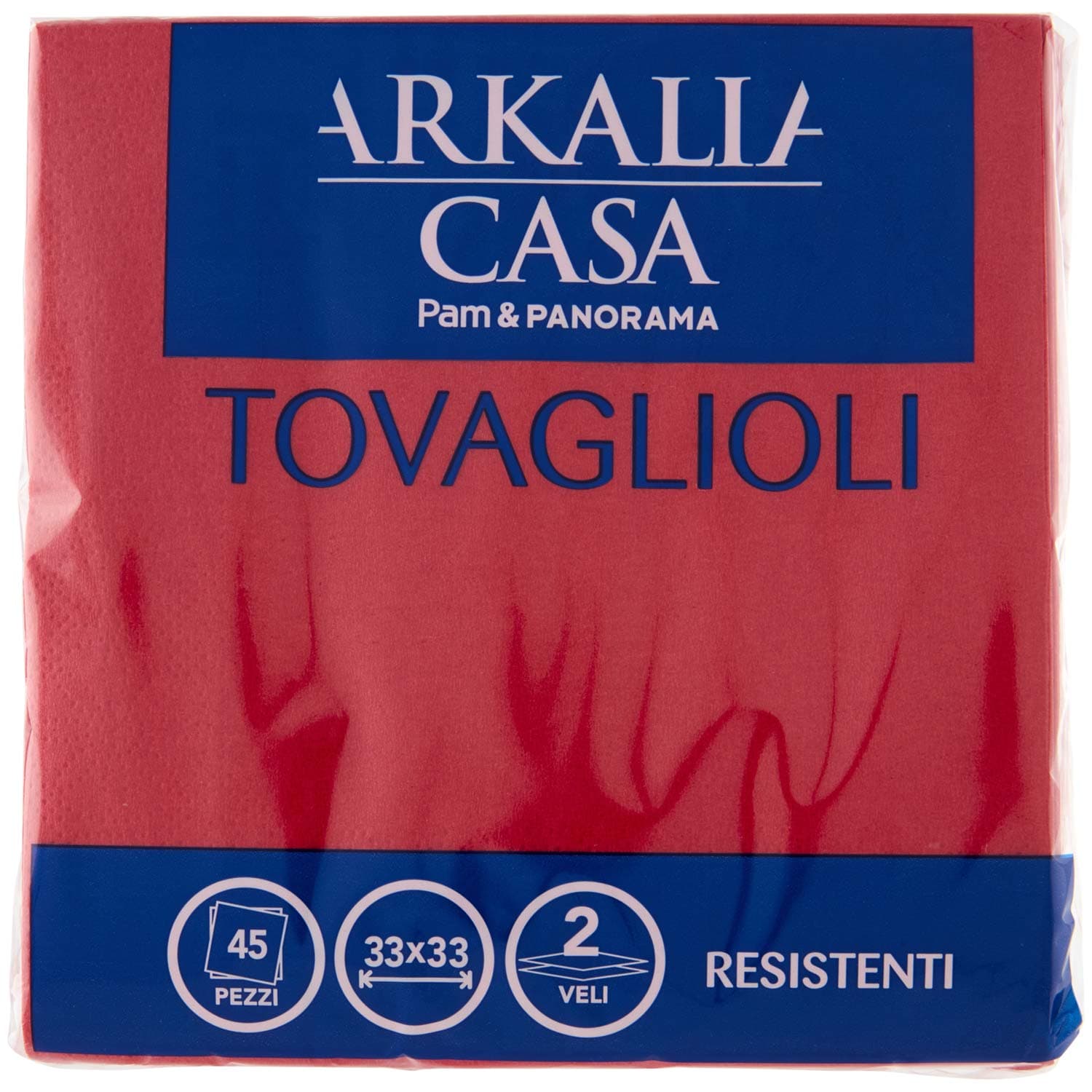 ARKALIA CASA Tovaglioli 2 Veli 33x33 45 pz – immagine 2