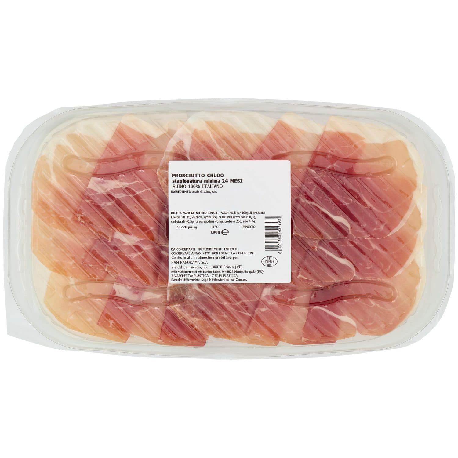 Salumeria Artigiana Prosciutto Crudo Ruliano 24 mesi 100 g – immagine 4