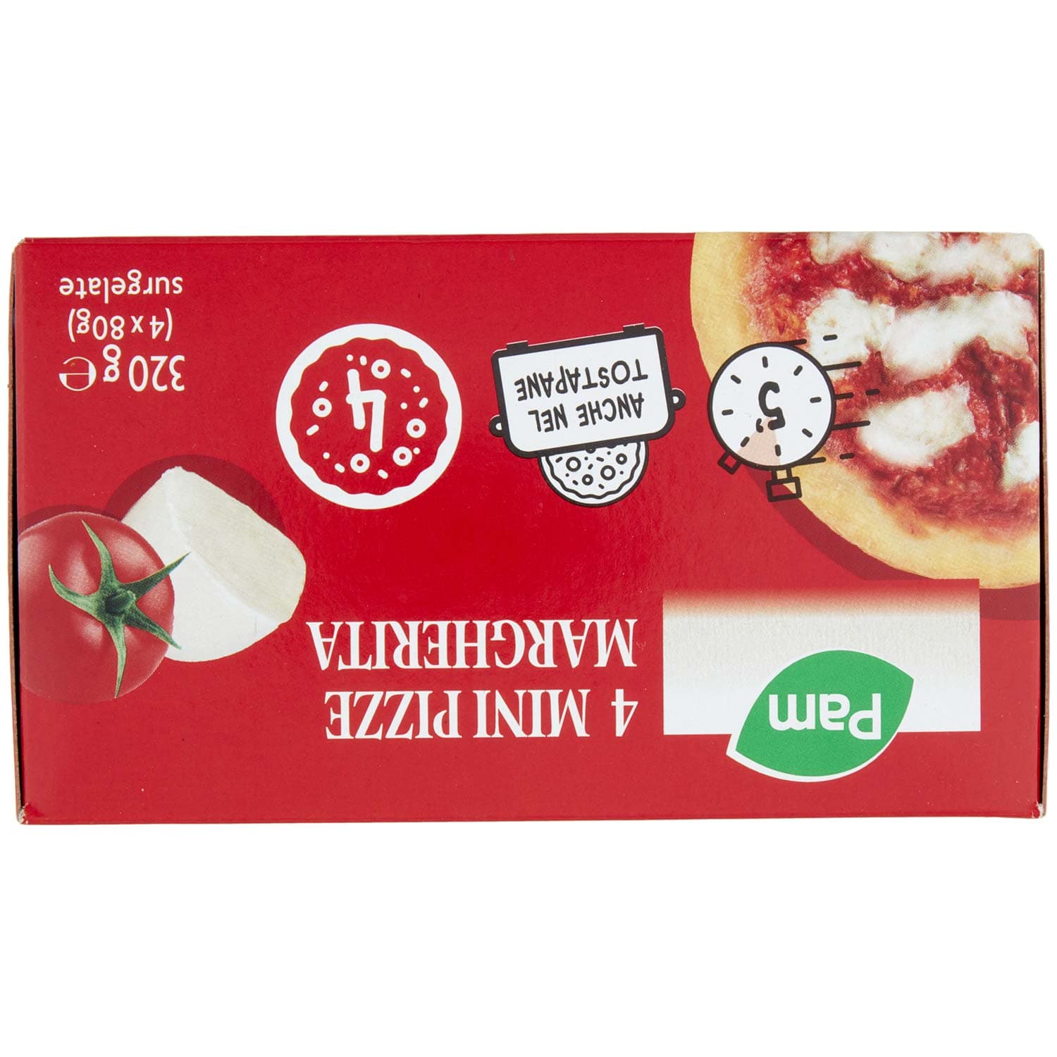 PAM 4 Mini Pizze Margherita surgelate 4 x 80 g – immagine 6