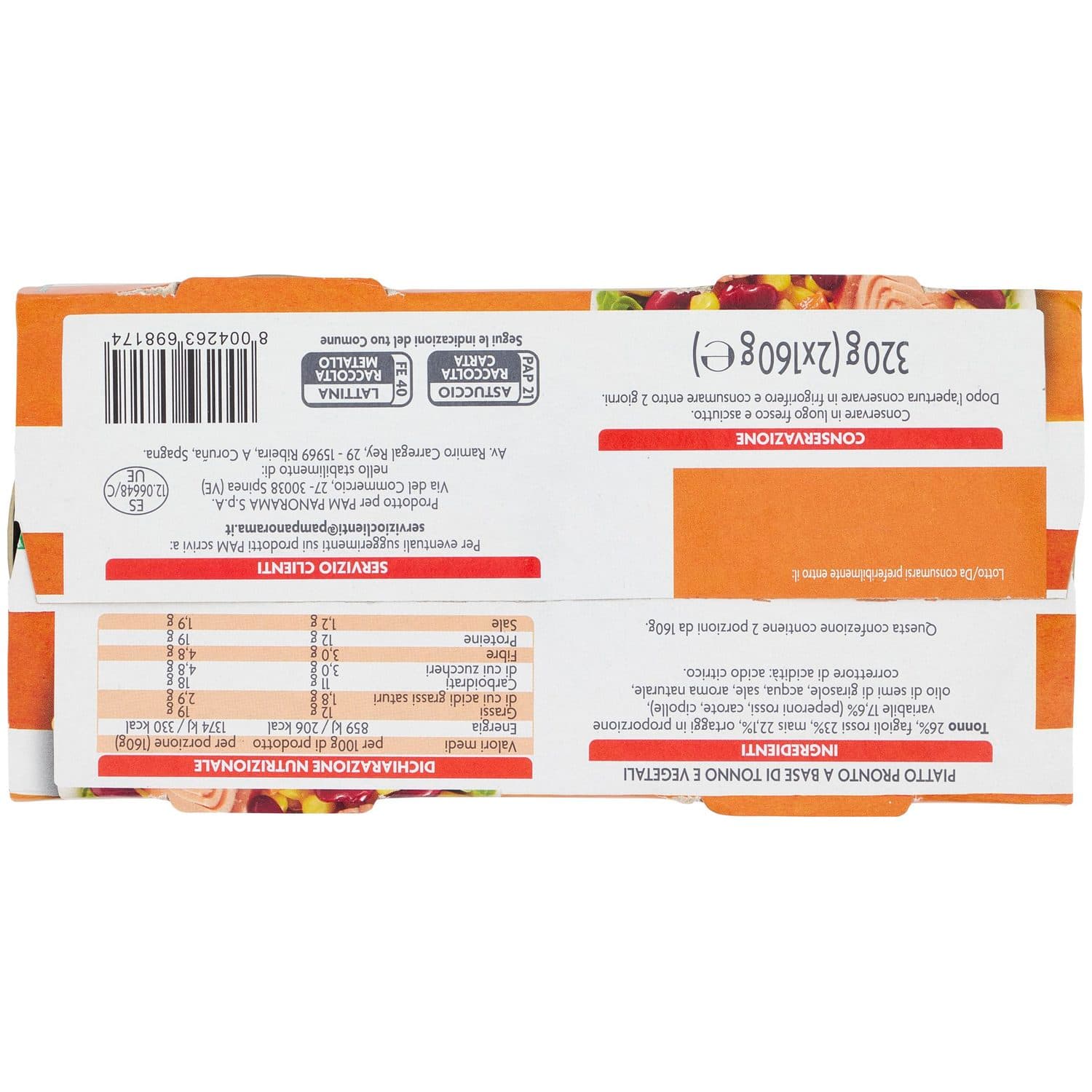 PAM Insalata alla Messicana con Tonno 2 x 160 g – immagine 4