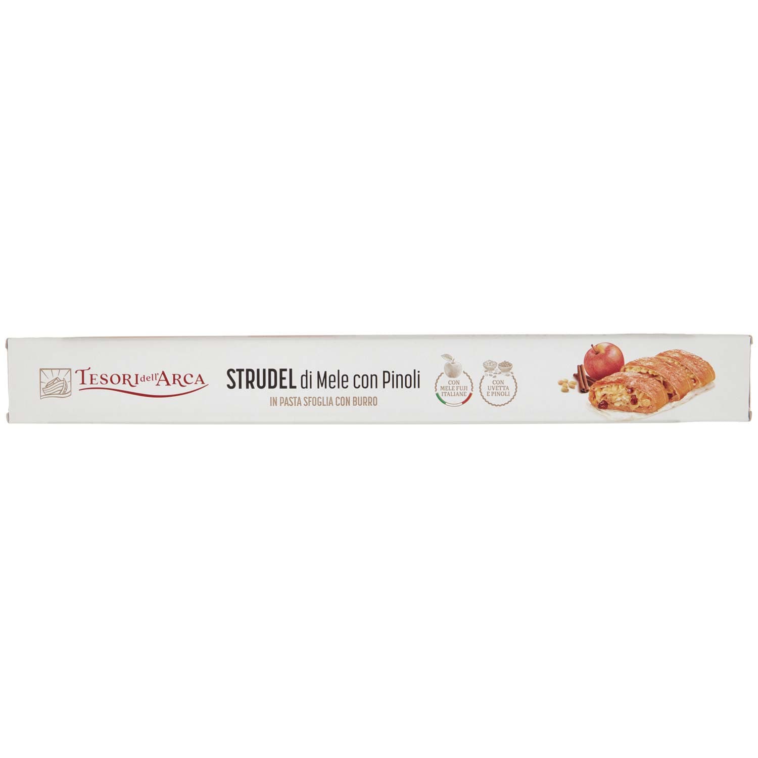 TESORI DELL'ARCA Strudel di Mele con Pinoli in Pasta Sfoglia con Burro Surgelato 600 g – immagine 6