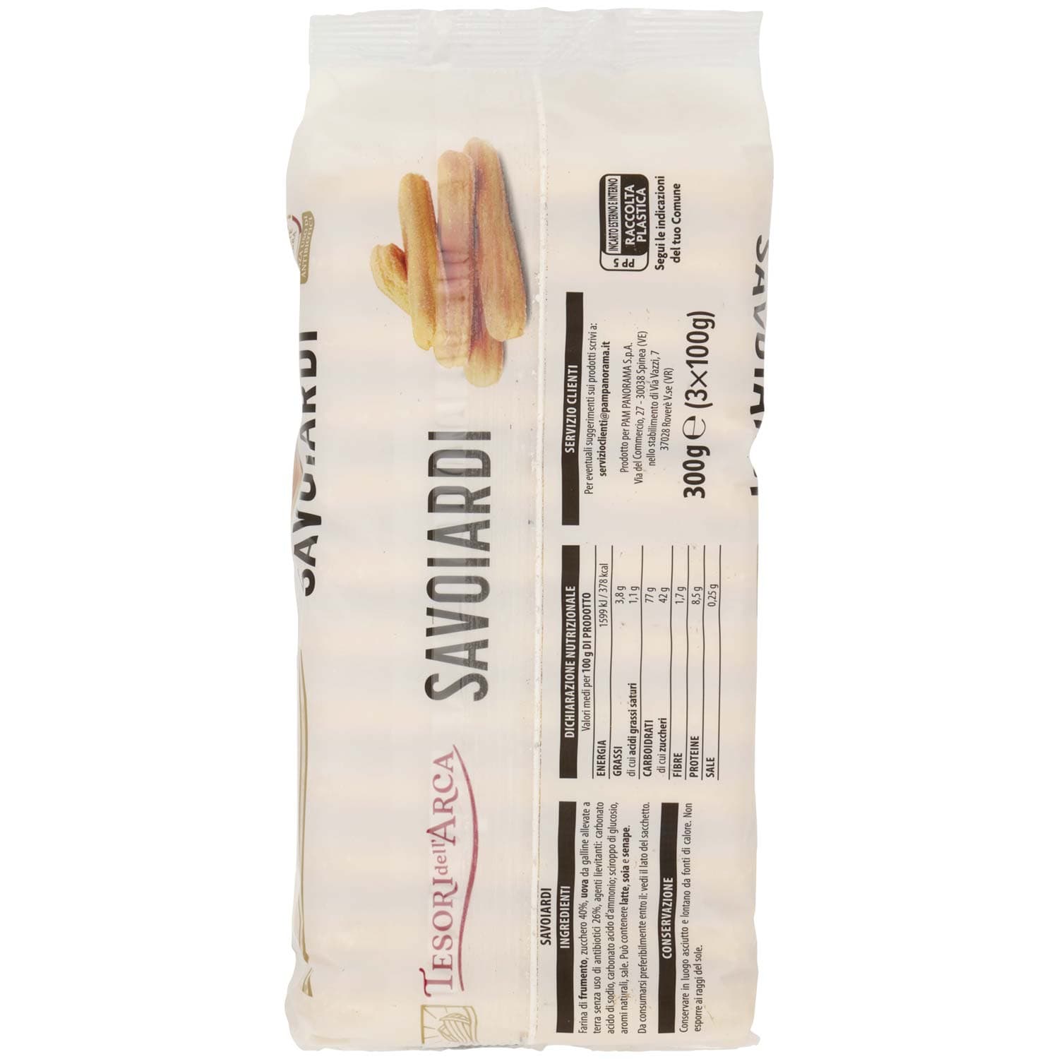 TESORI DELL'ARCA Savoiardi 3 x 100 g – immagine 4