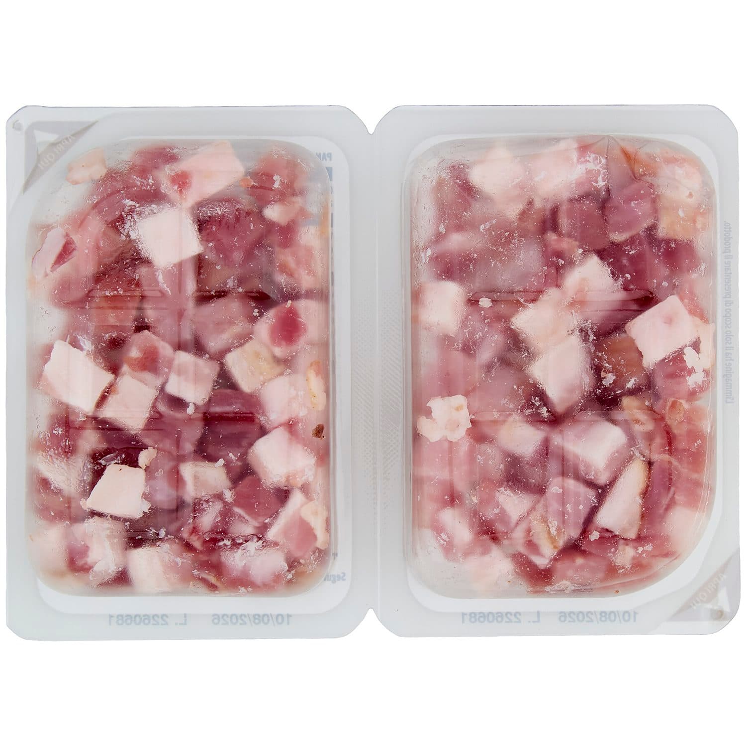 TESORI DELL'ARCA Pancetta Affumicata a Dadini 2 x 70 g – immagine 4