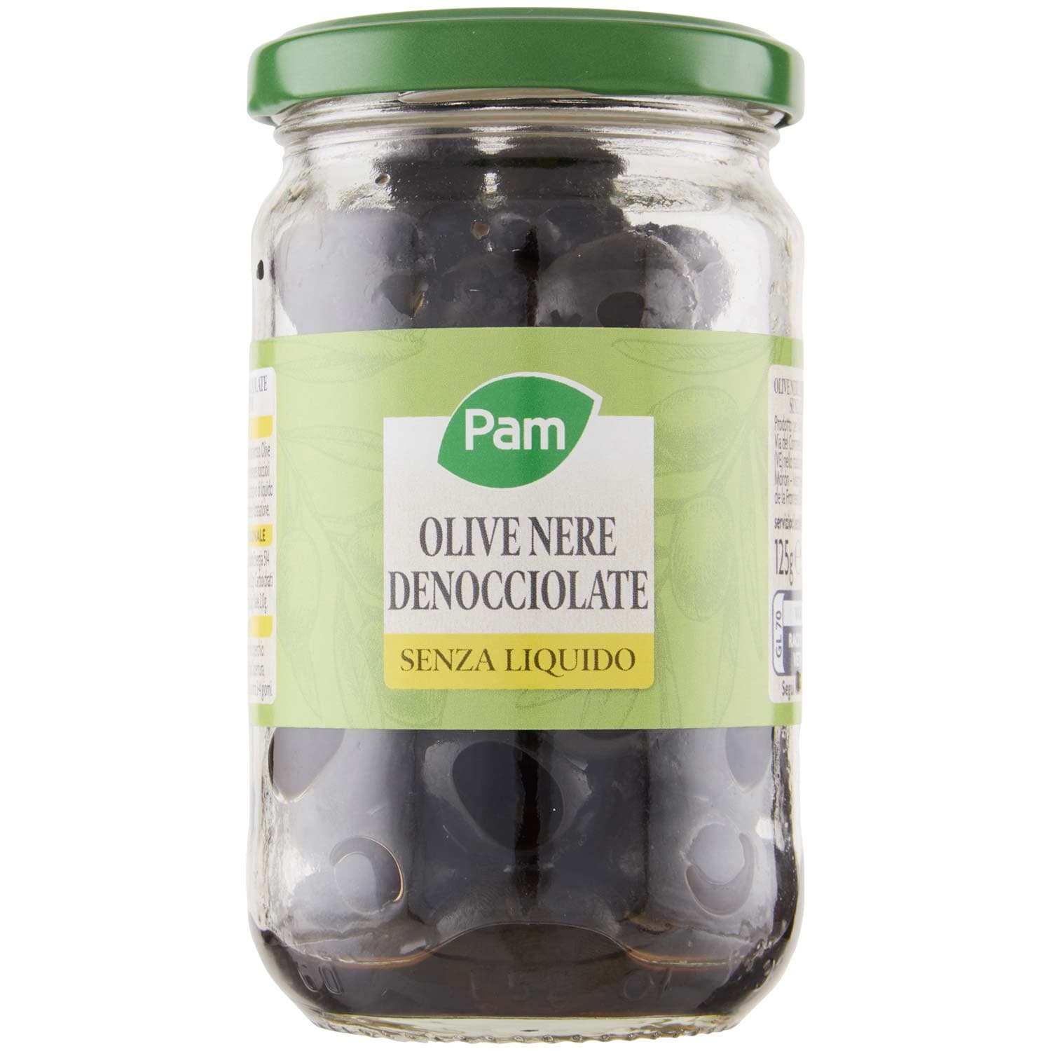 PAM Olive Nere Denocciolate Senza Liquido 125 g – immagine 2