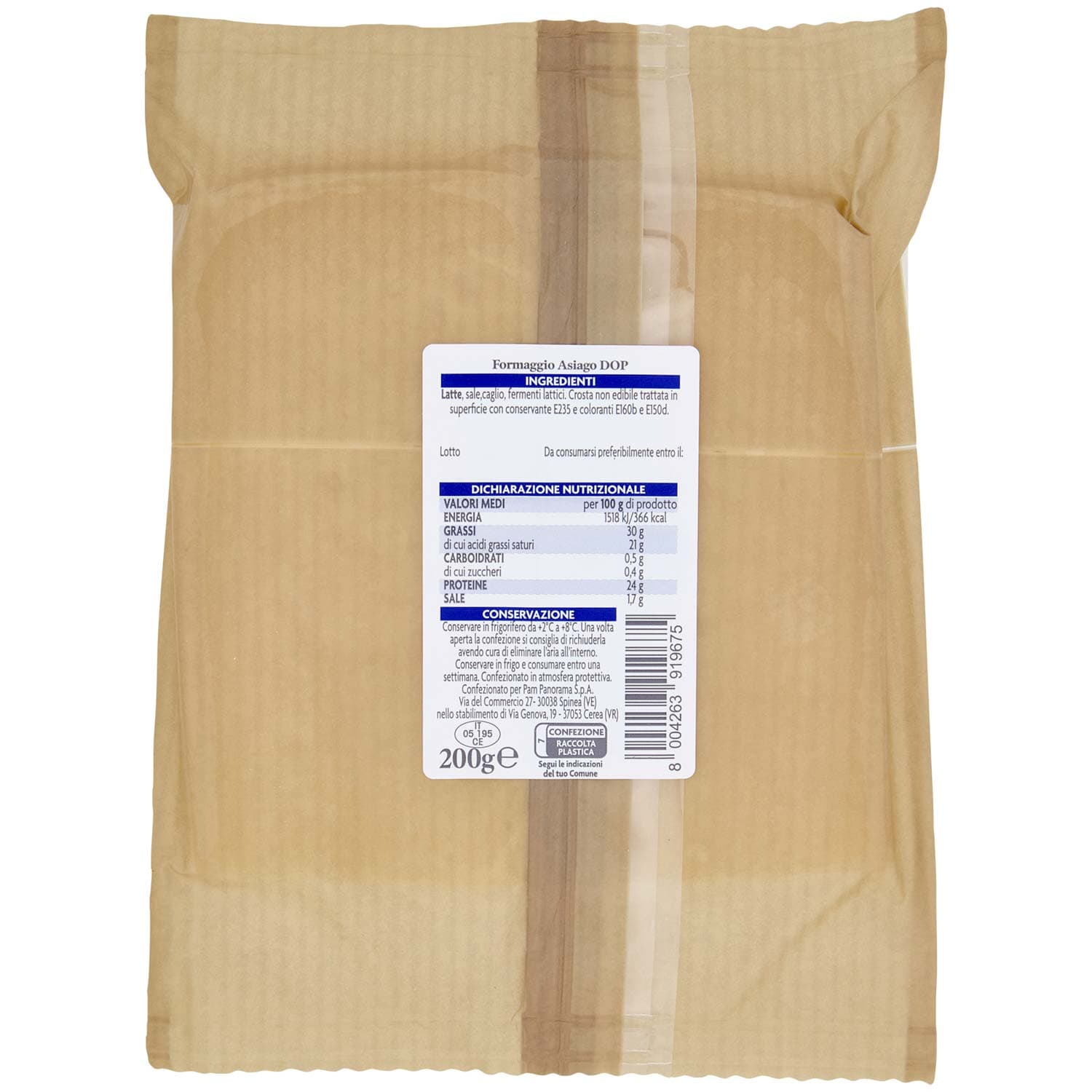 PAM Asiago DOP 200 g – immagine 4