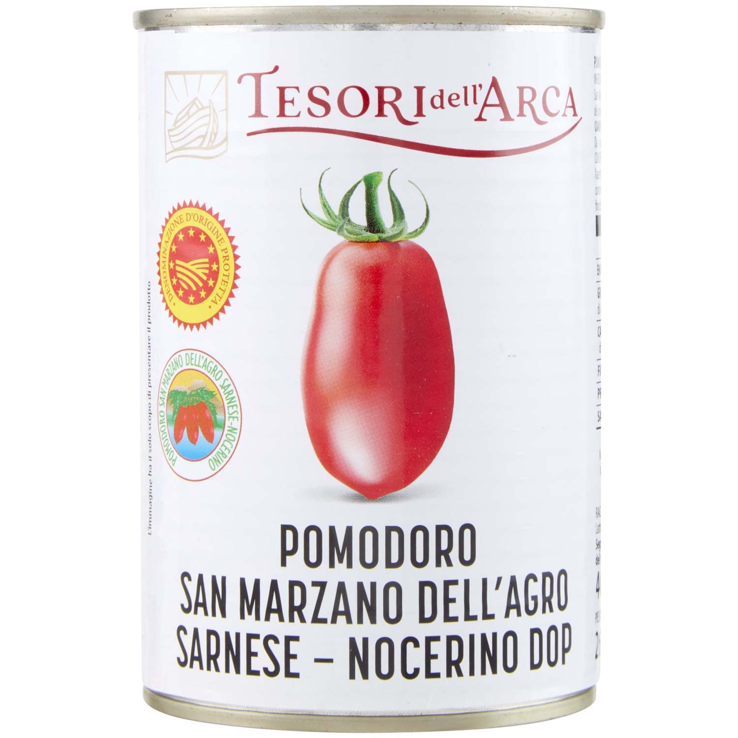 TESORI DELL'ARCA Pomodoro San Marzano dell'Agro Sarnese - Nocerino DOP 400 g – immagine 2