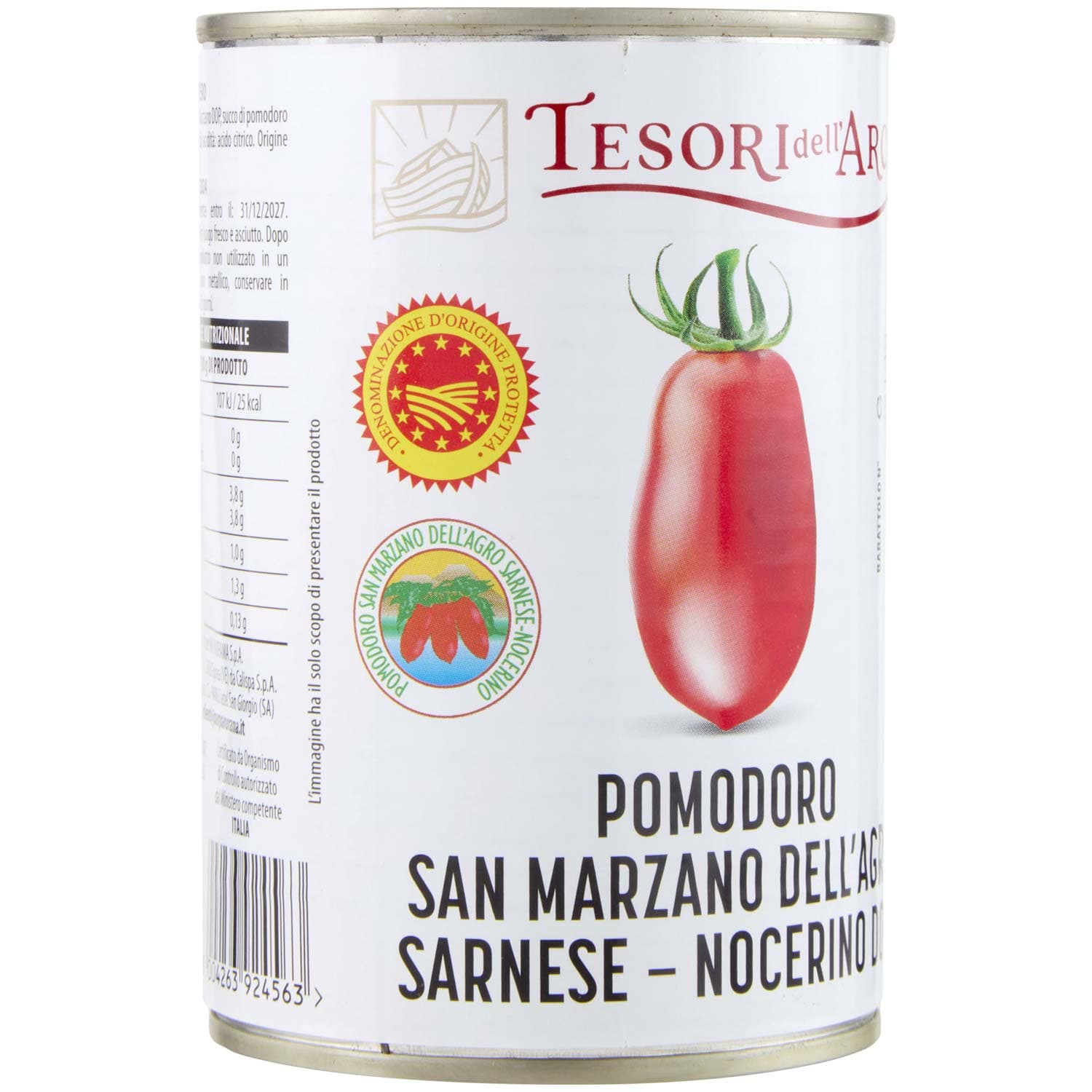 TESORI DELL'ARCA Pomodoro San Marzano dell'Agro Sarnese - Nocerino DOP 400 g – immagine 4