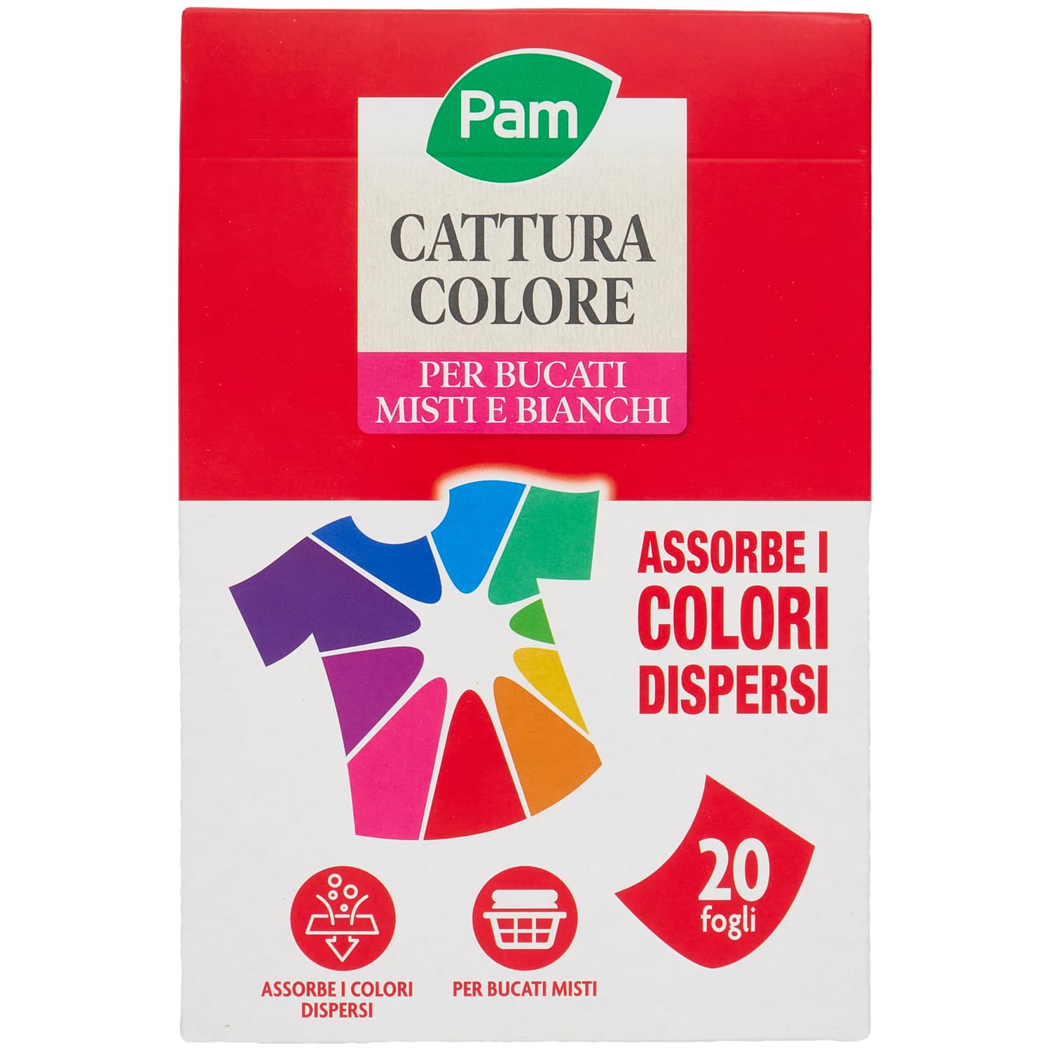 PAM Cattura Colore per Bucati Misti e Bianchi 20 pz – immagine 2