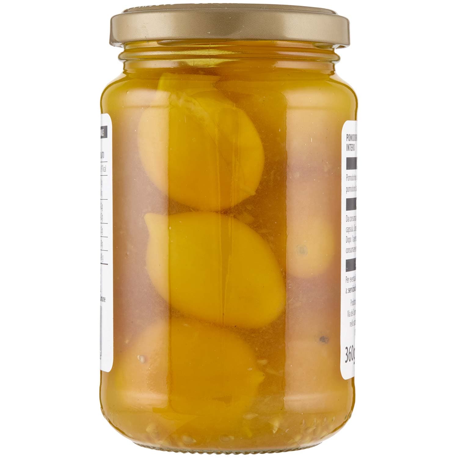 TESORI DELL'ARCA Pomodoro Intero in Acqua e Sale Giallo 360 g – immagine 4