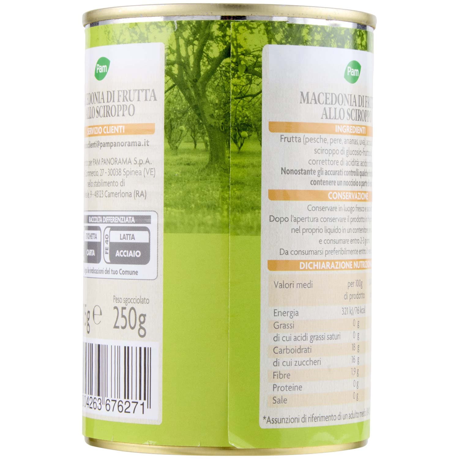 PAM Qualità per te Macedonia di Frutta 415 g – immagine 4