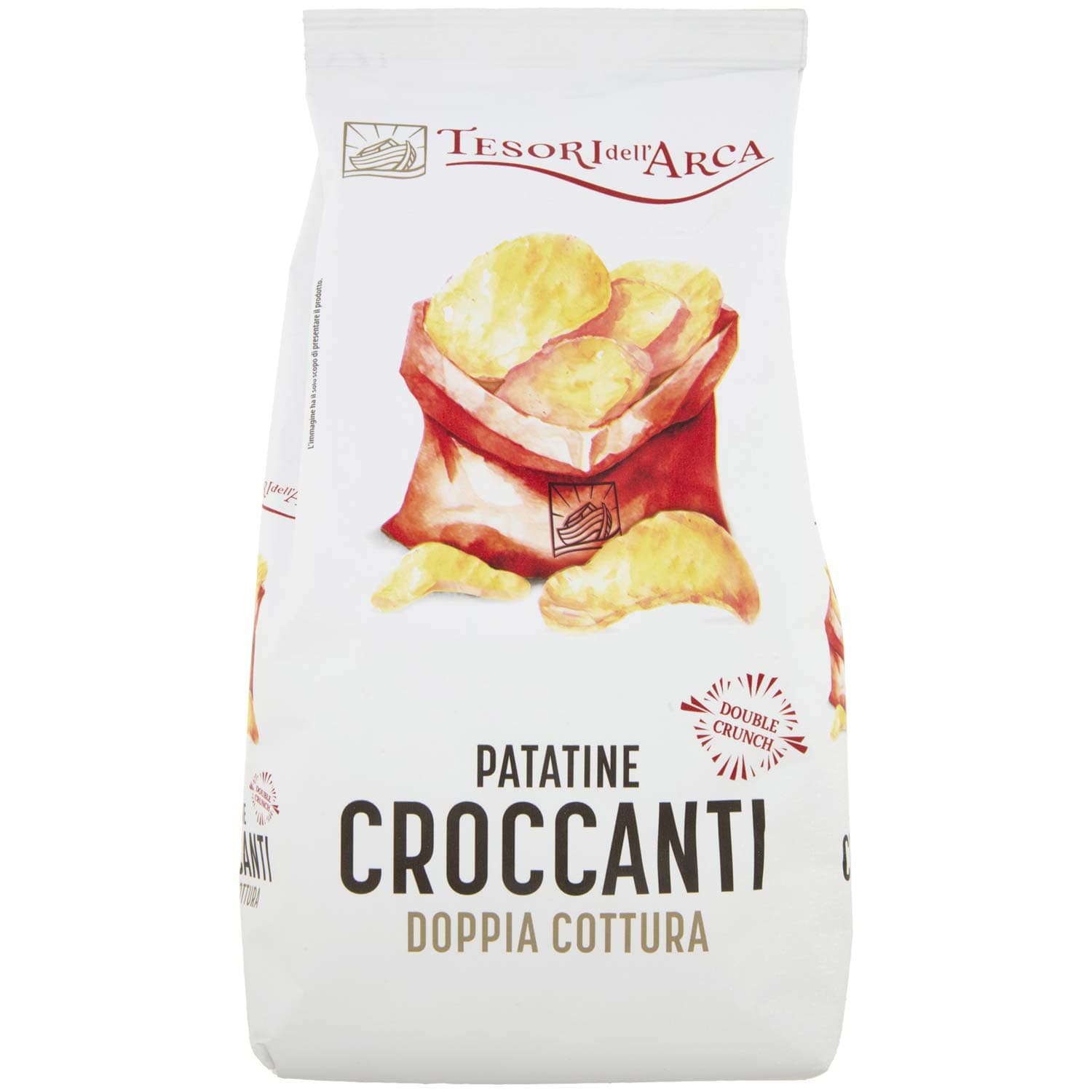 TESORI DELL'ARCA Patatine Croccanti Doppia Cottura 130 g – immagine 2