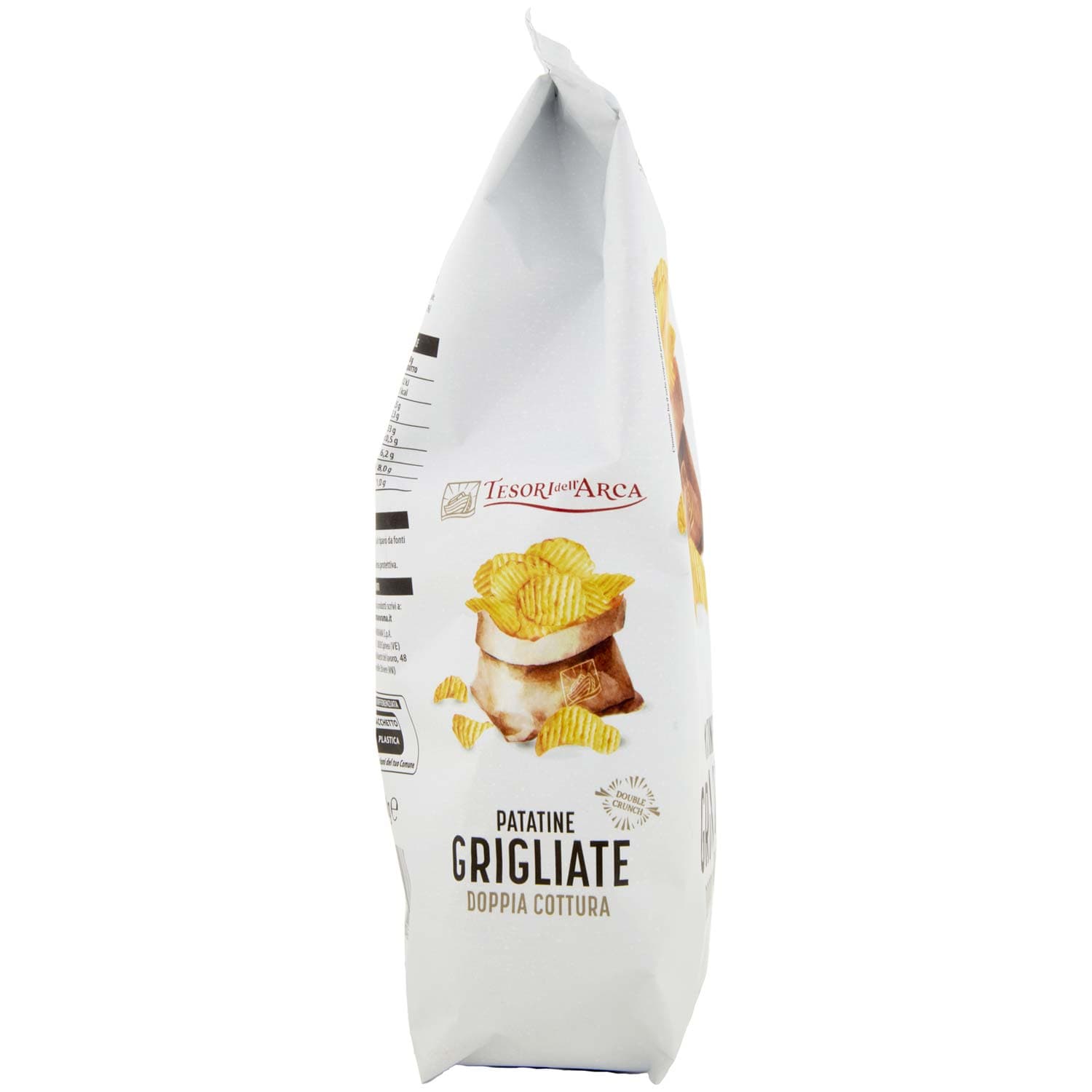 TESORI DELL'ARCA Patatine Grigliate Doppia Cottura 130 g – immagine 3