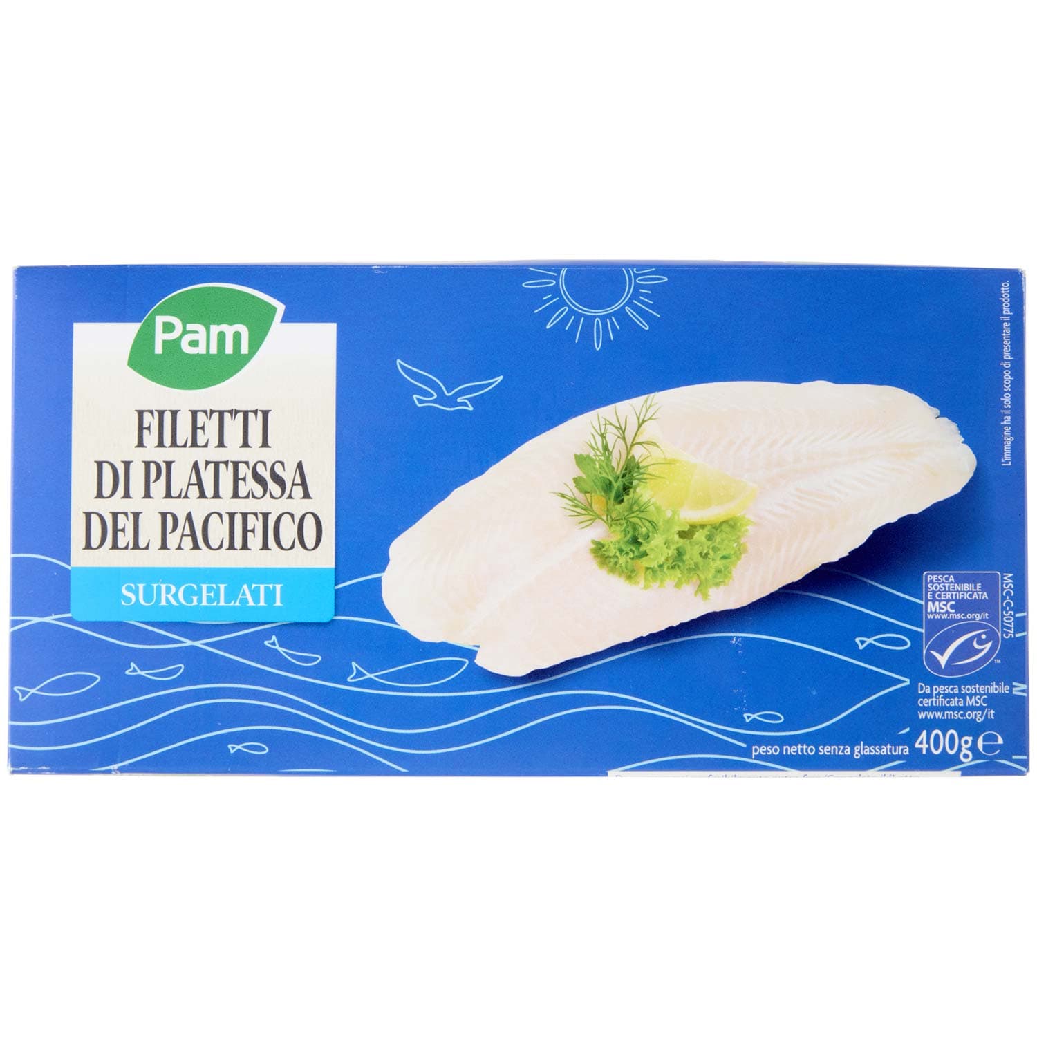 PAM Filetti di Platessa del Pacifico Surgelati 250 g – immagine 2