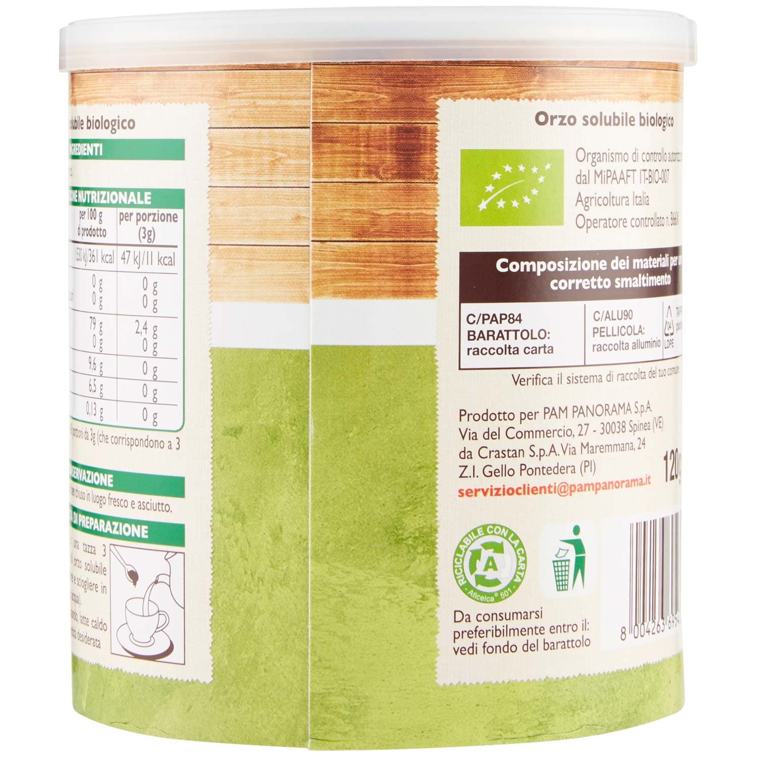 BIO Orzo solubile Biologico 120 g – immagine 4