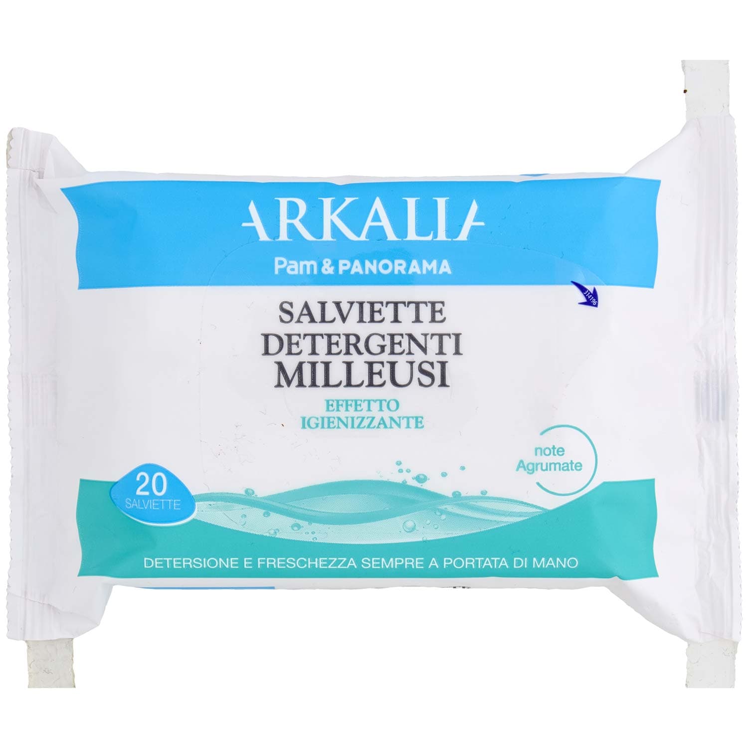 ARKALIA Salviette Detergenti Milleusi Igienizzante note Agrumate 20 pz – immagine 2