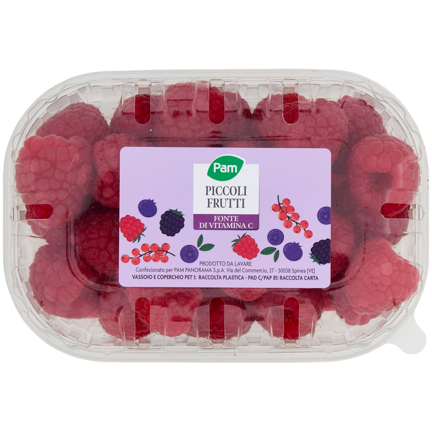 PAM Piccoli Frutti Lamponi 125 g – immagine 2